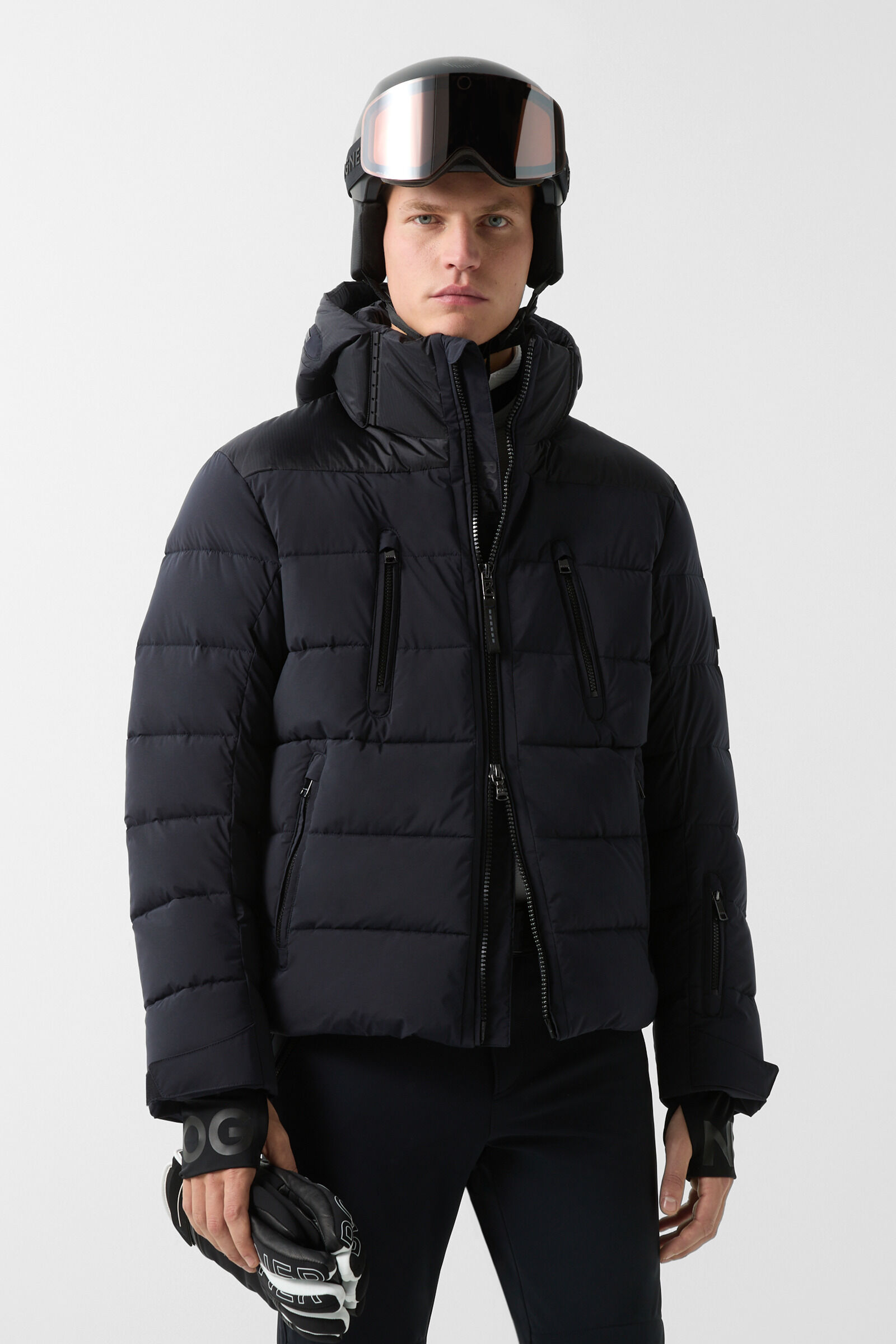 Blaine quilted jacket Black