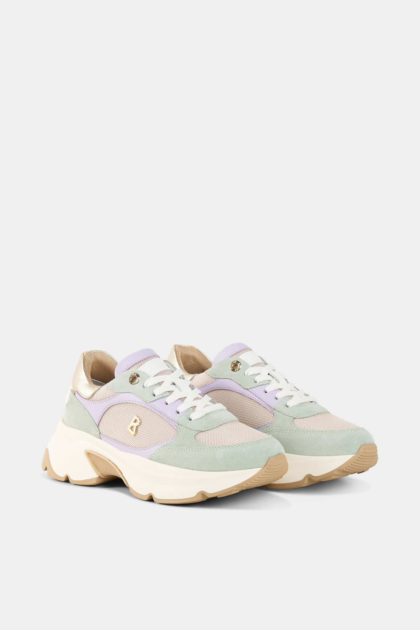 Kobe sneaker Mint/lilac/beige
