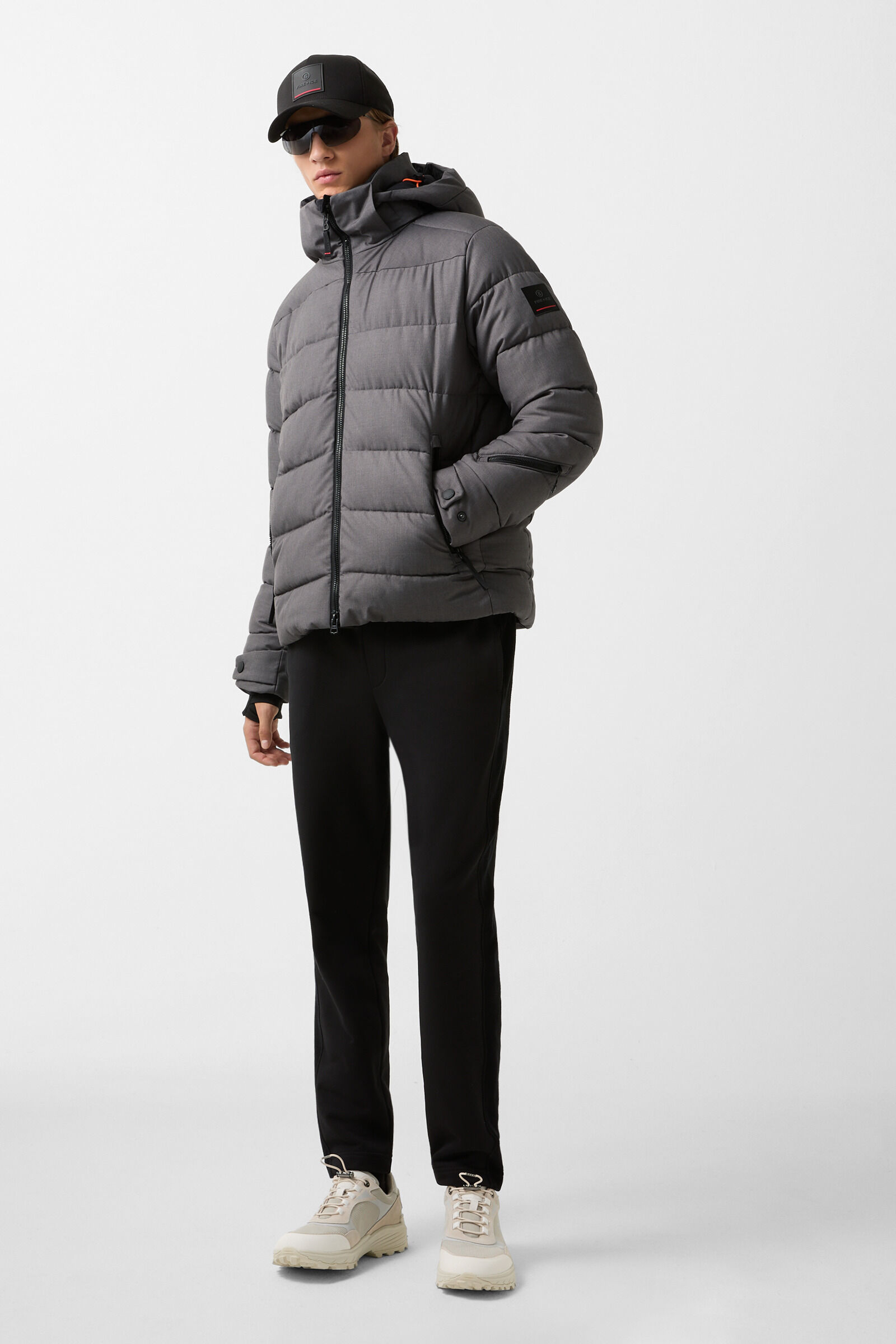 Luka quilted jacket Gray