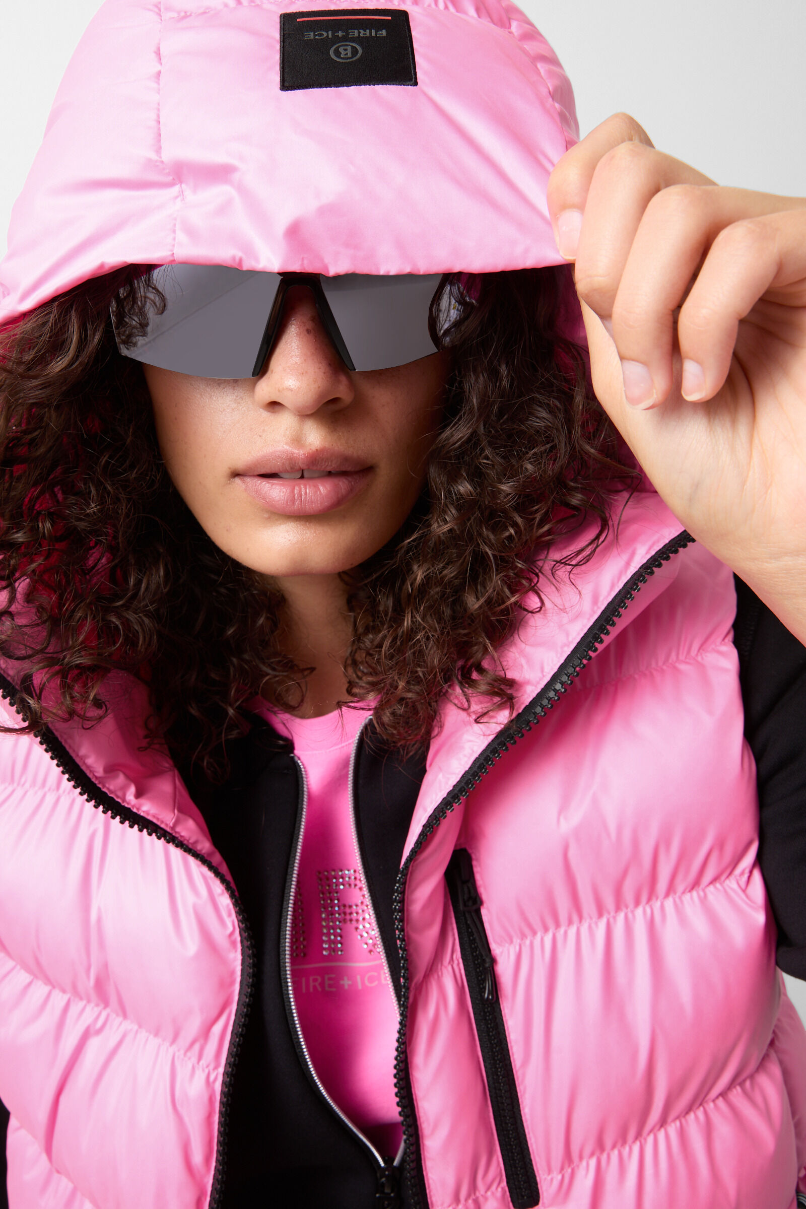 Naima quilted waistcoat Pink