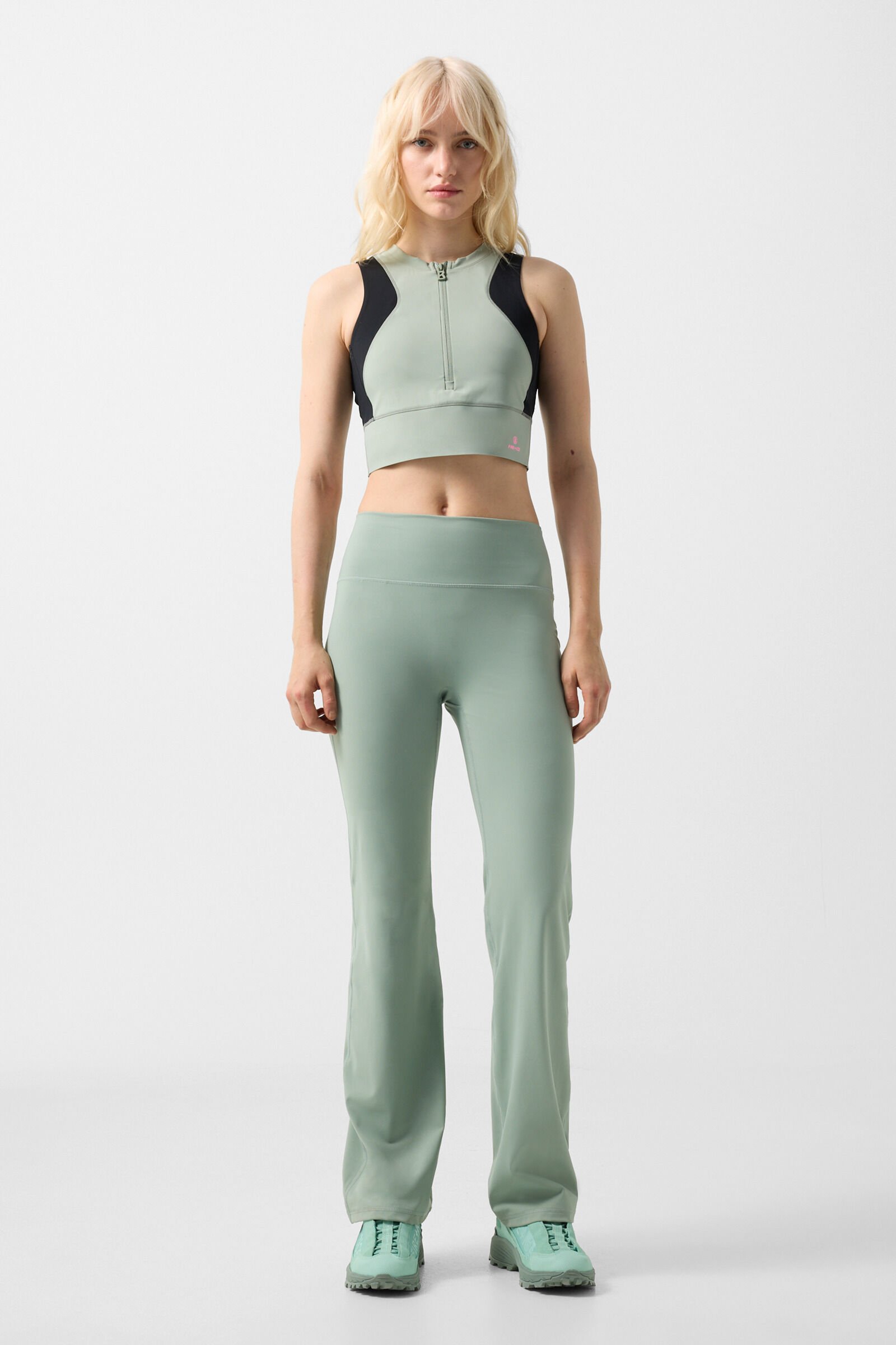 Caia functional top Eucalyptus/black