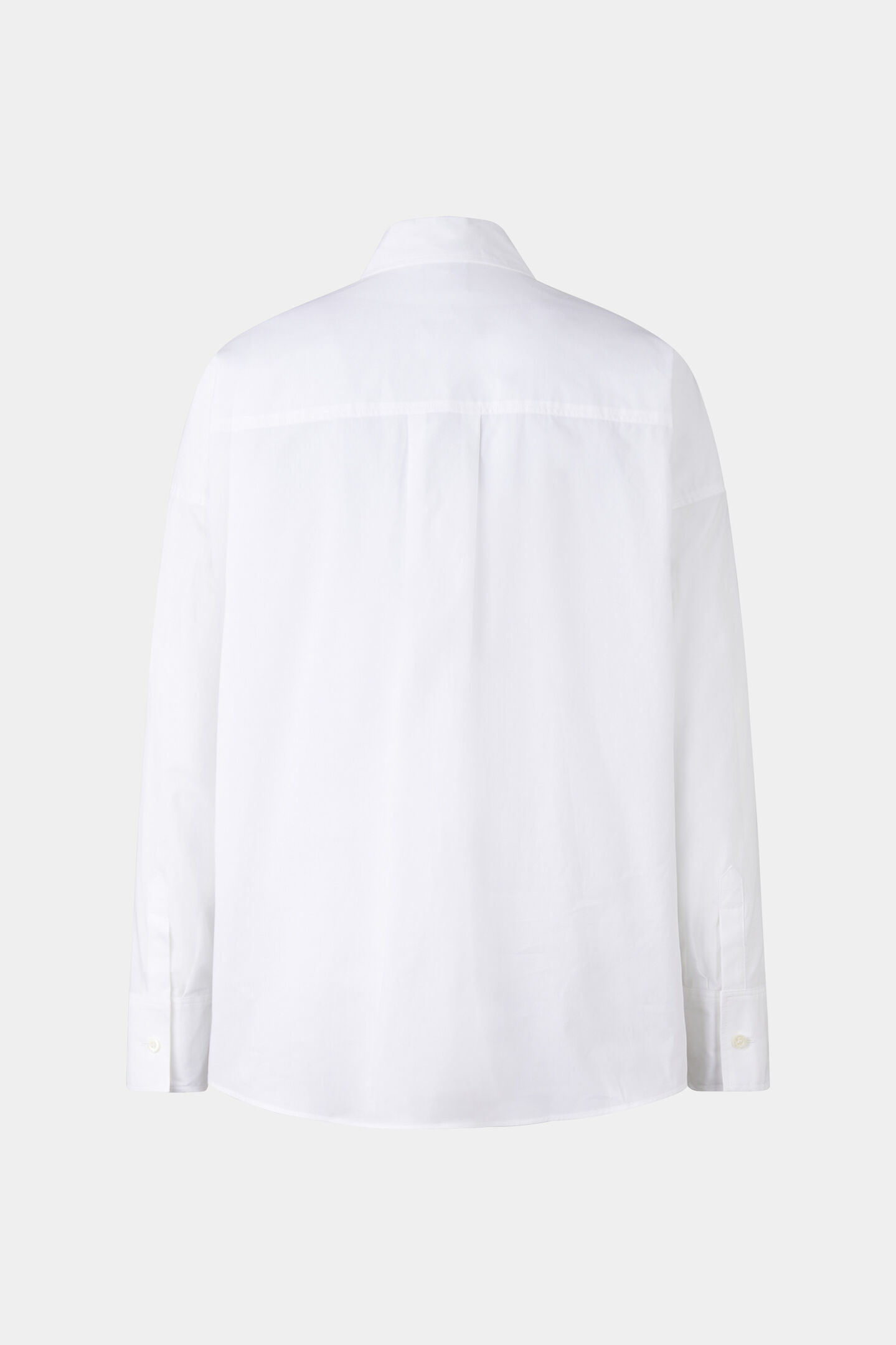 Popeline Bluse Nadine Weiß
