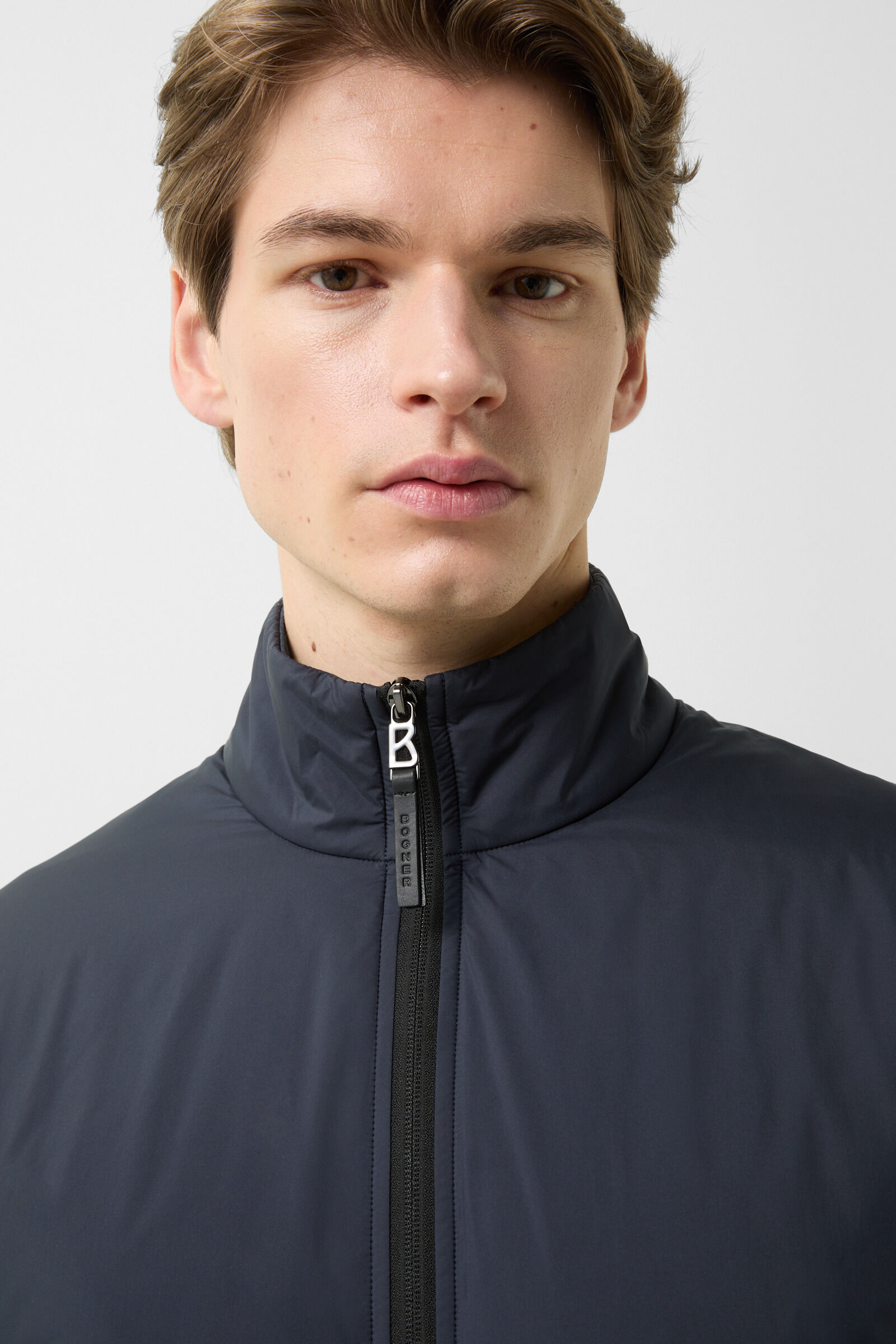 Rover hybrid jersey jacket Navy blue