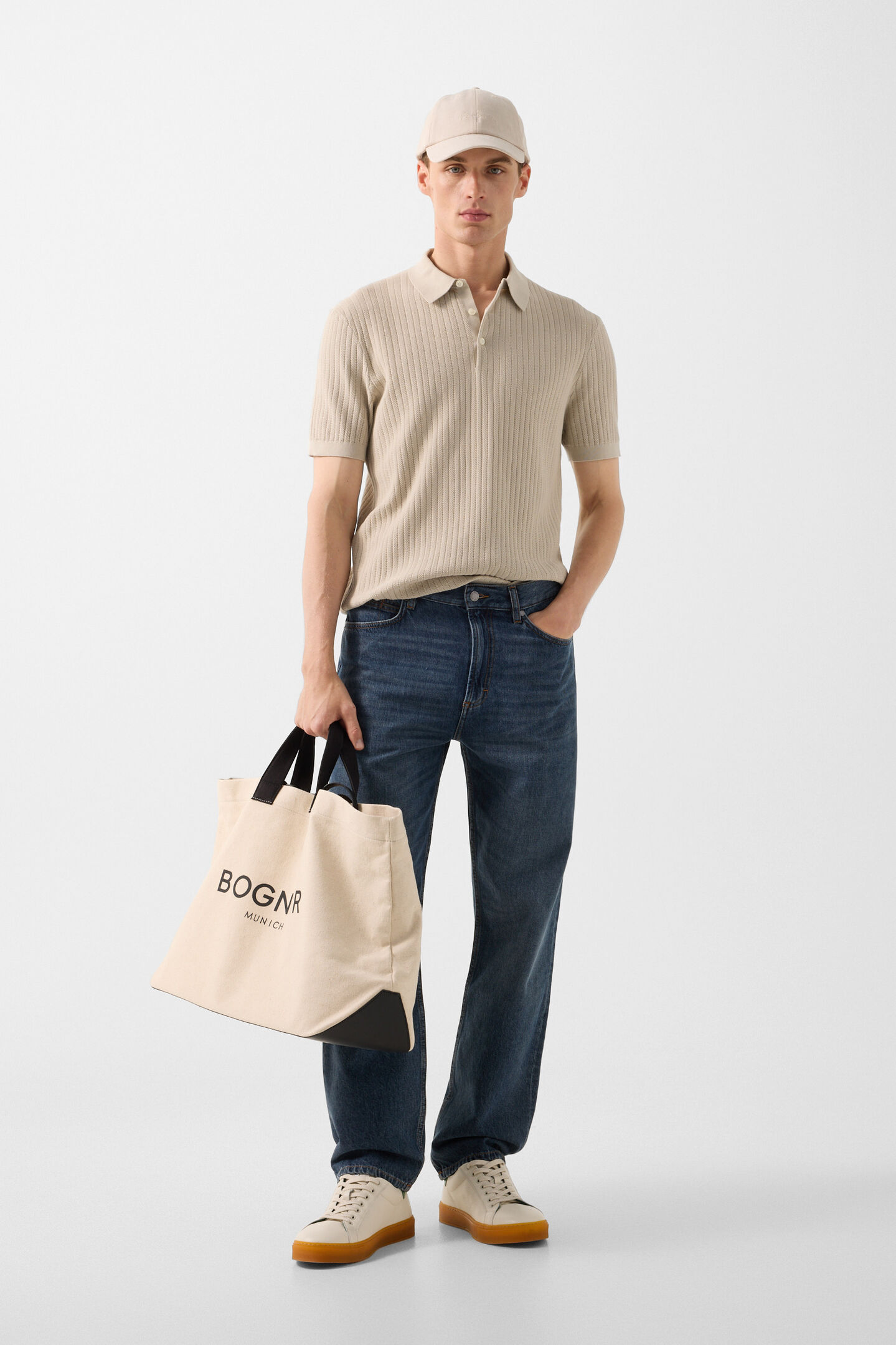 Totebag Curio Ambre Cr&egrave;me