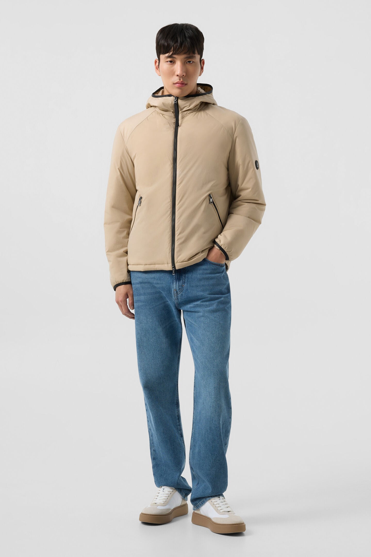 Clio lightweight down jacket Beige