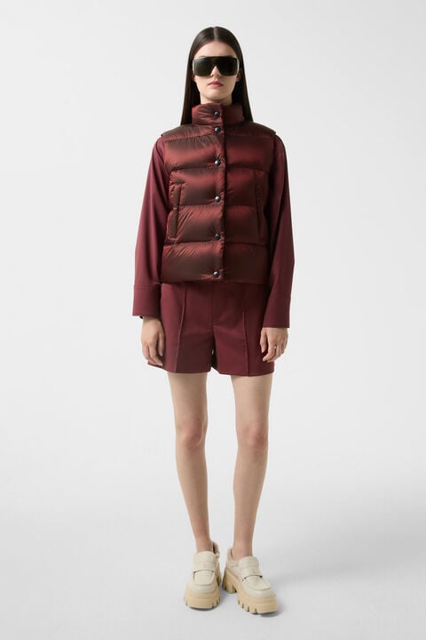 Orely down vest Wine red Orely down vest Wine red