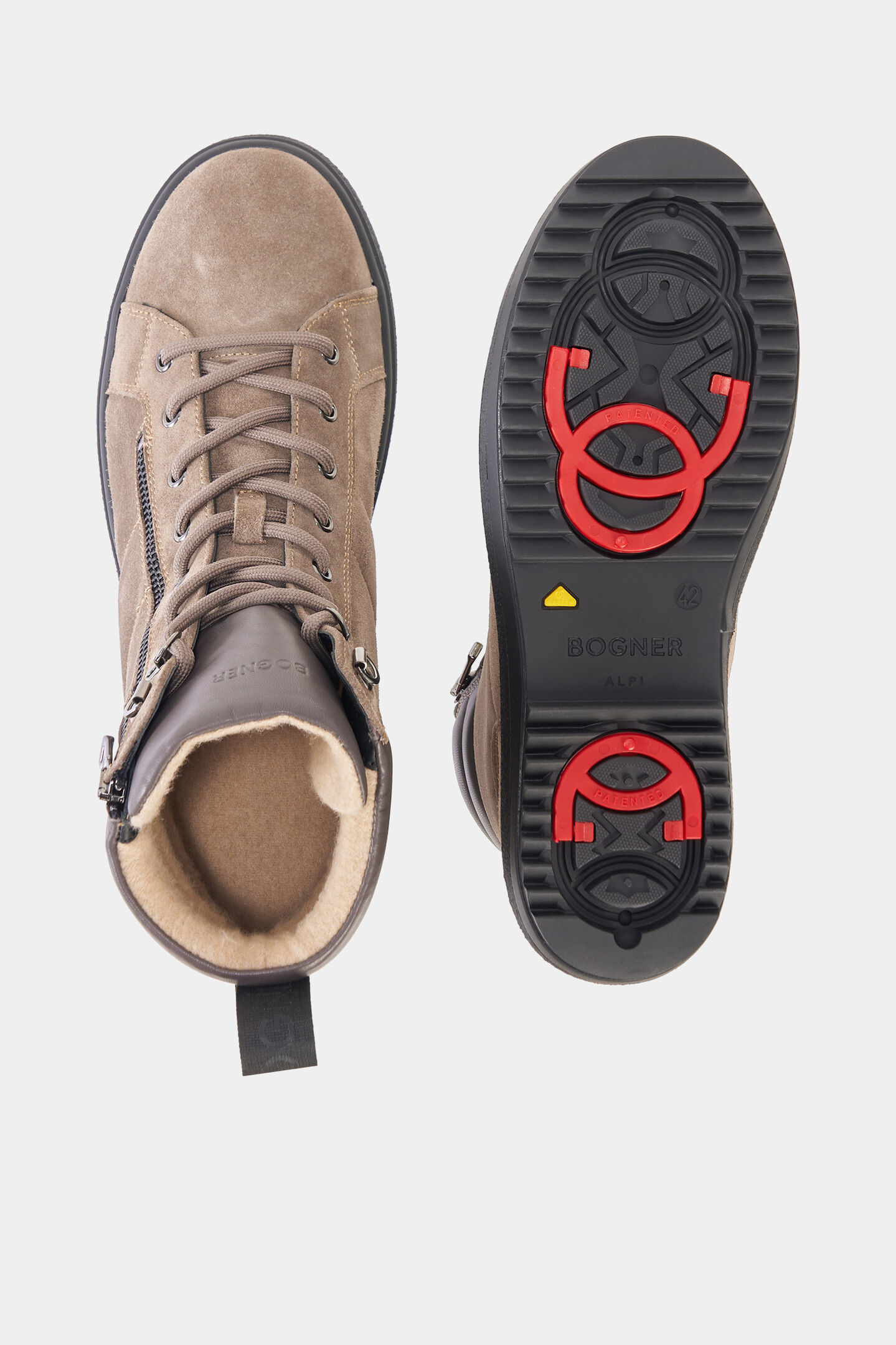Anchorage high-top sneakers Taupe