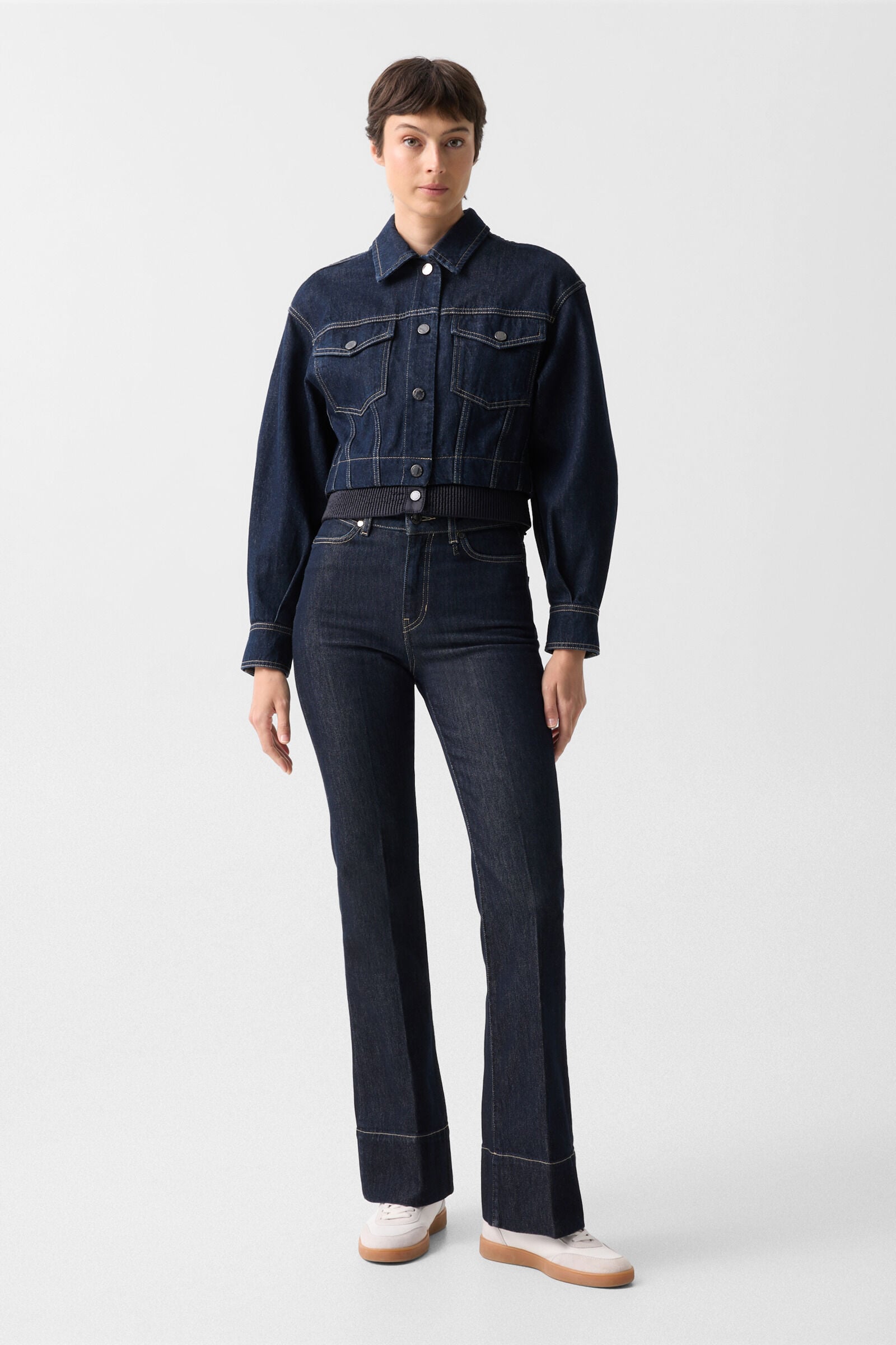 Panya denim jacket Dark Denim Blue