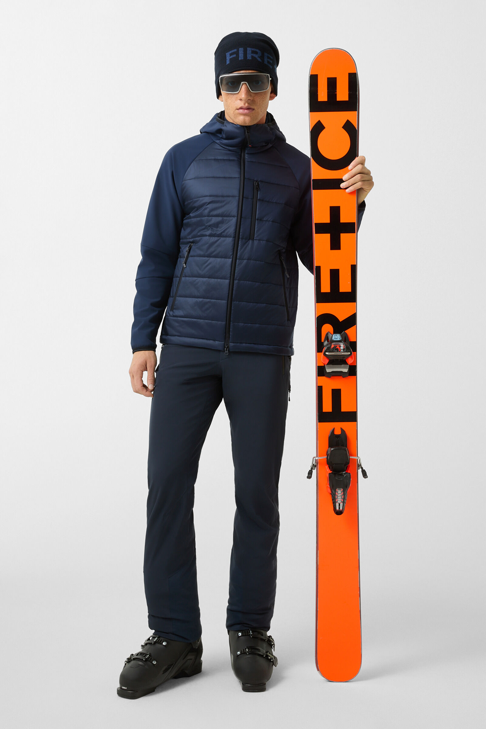 Veste matelass&eacute;e Softshell Anian Bleu fonc&eacute;