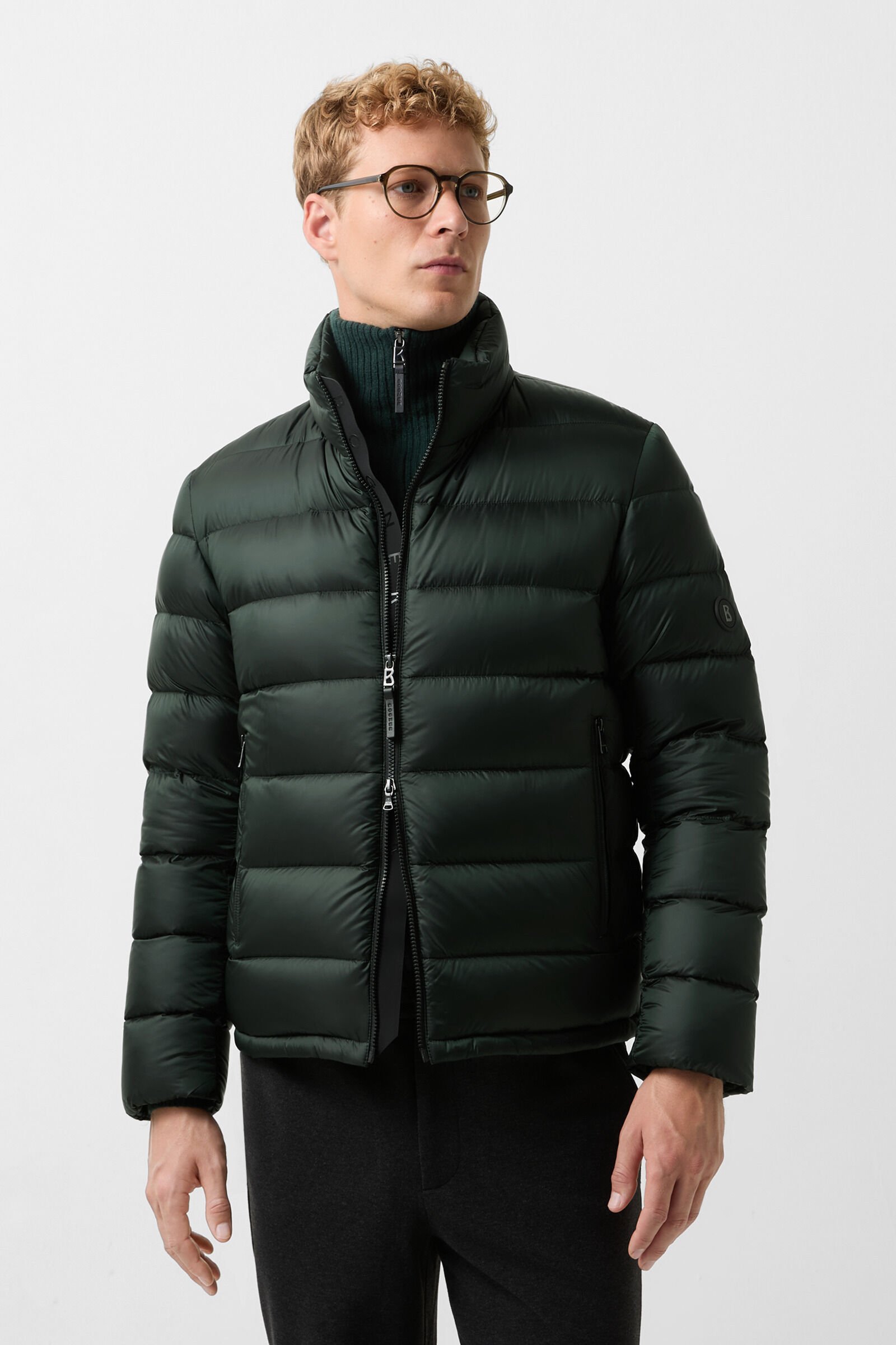 Hugh down jacket Dark green