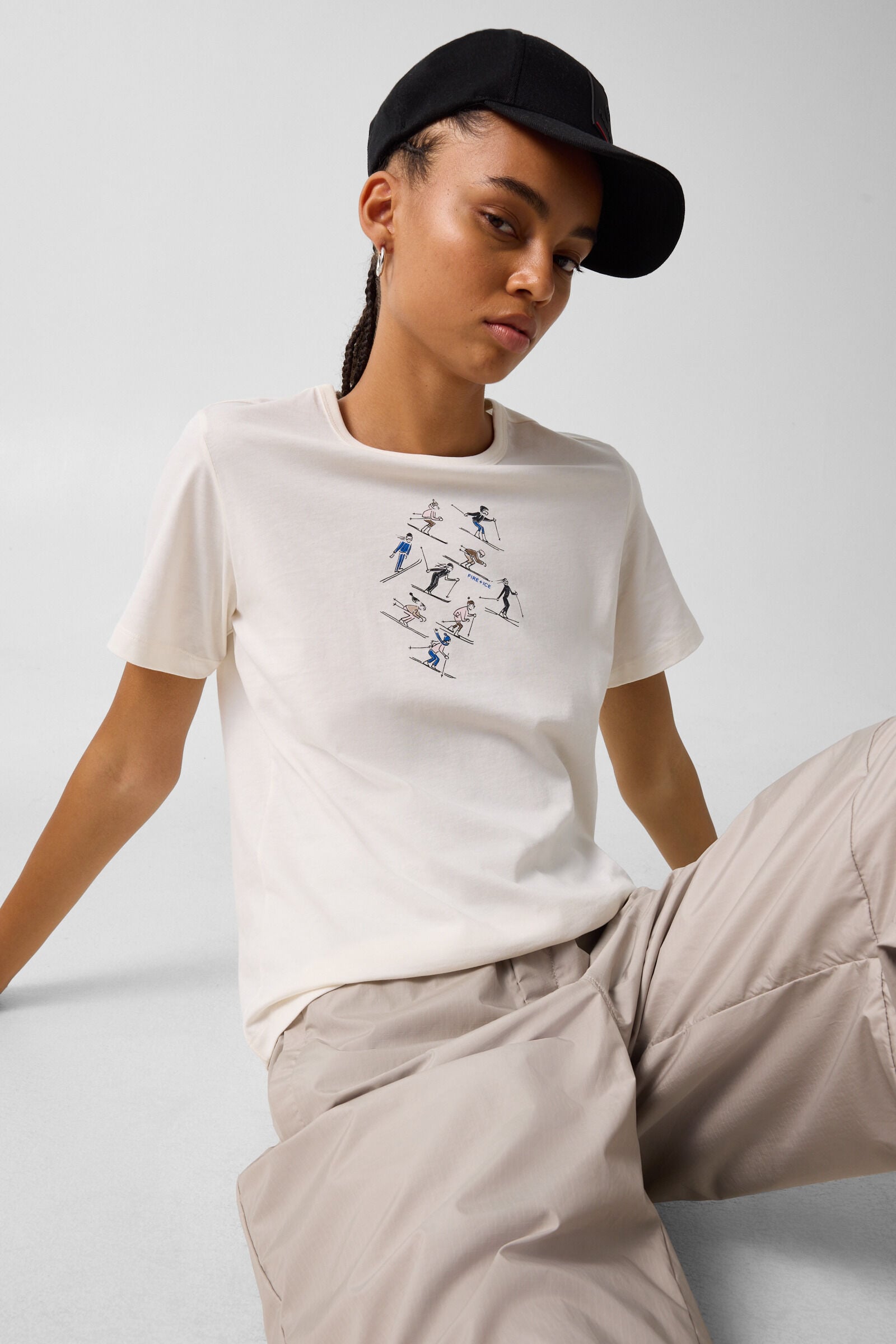 Zyssa cotton T-shirt Off-White