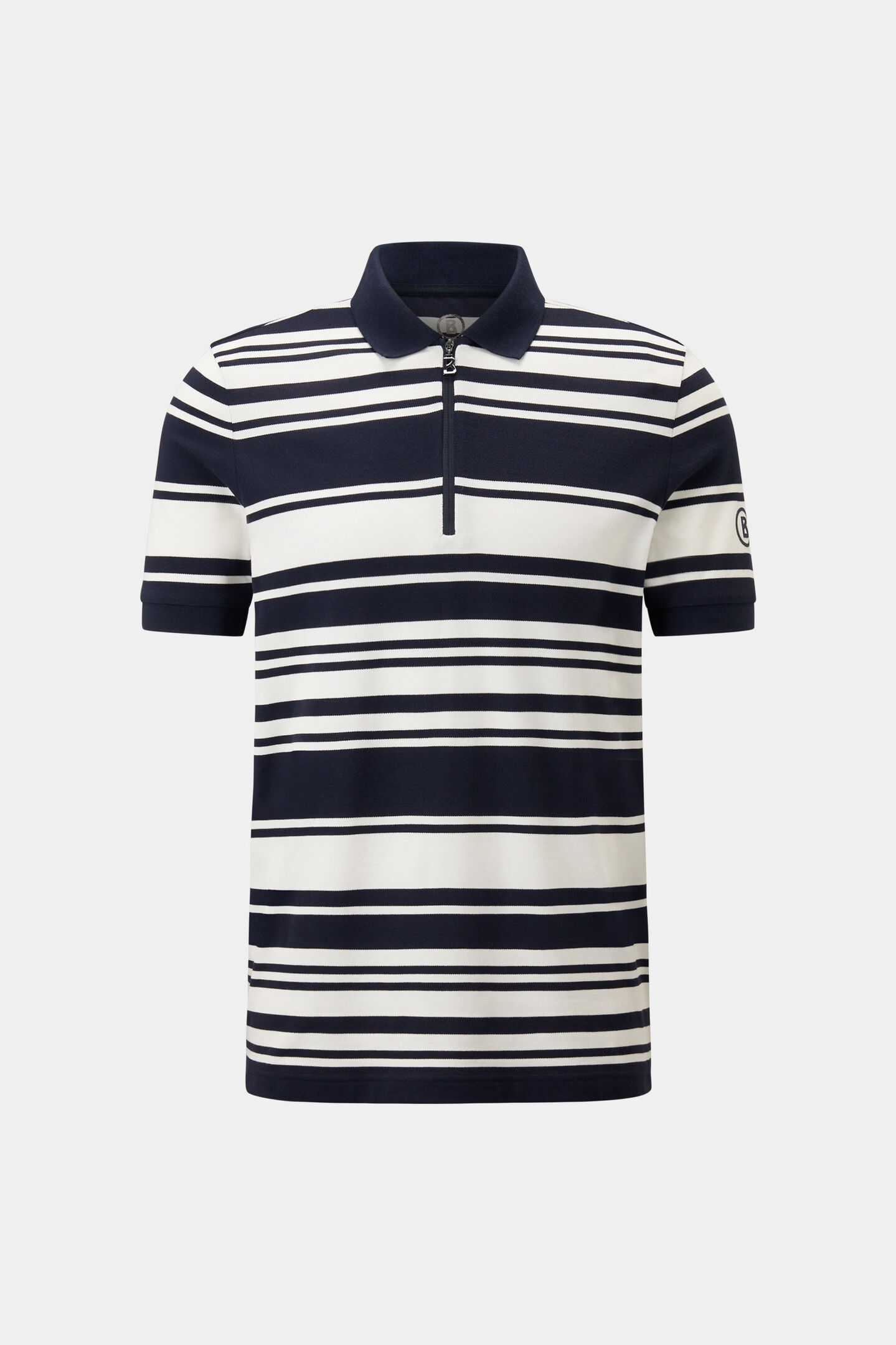 Funktions-Polo-Shirt Flip Navy-Blau/Weiß
