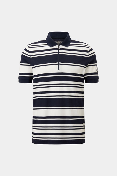 Funktions-Polo-Shirt Flip Navy-Blau/Weiß