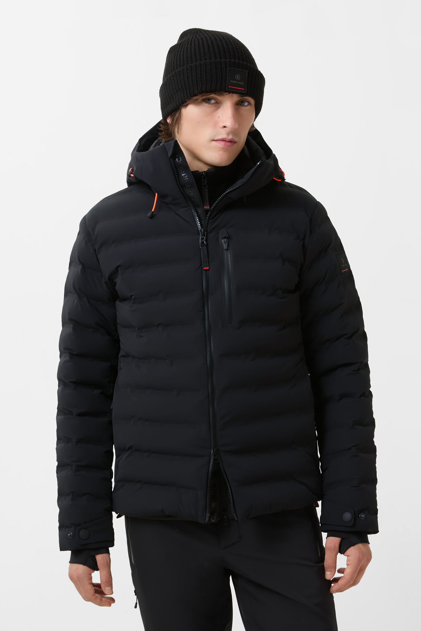 Veste matelassée de ski York Noir