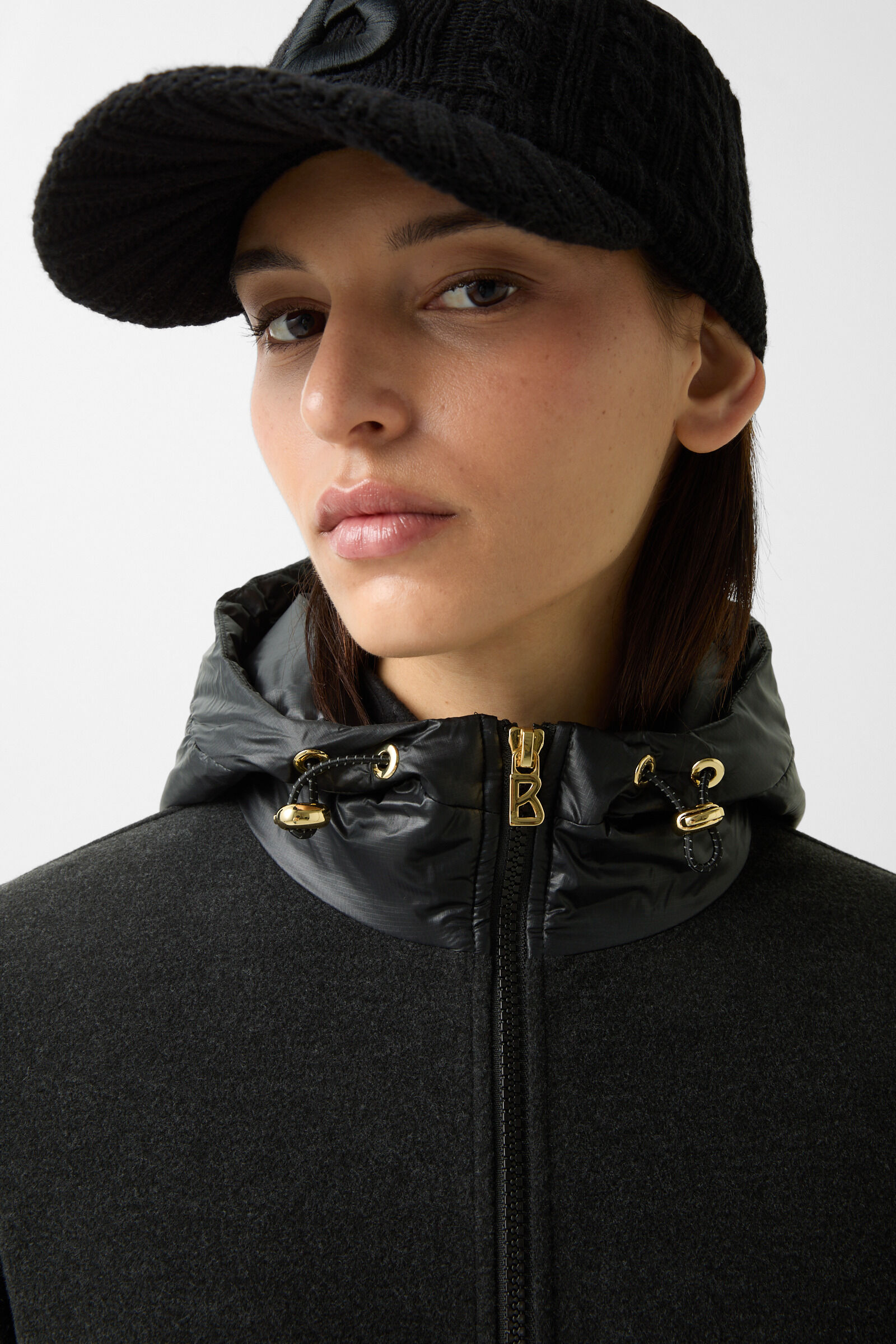 Darya flannel midlayer Anthracite