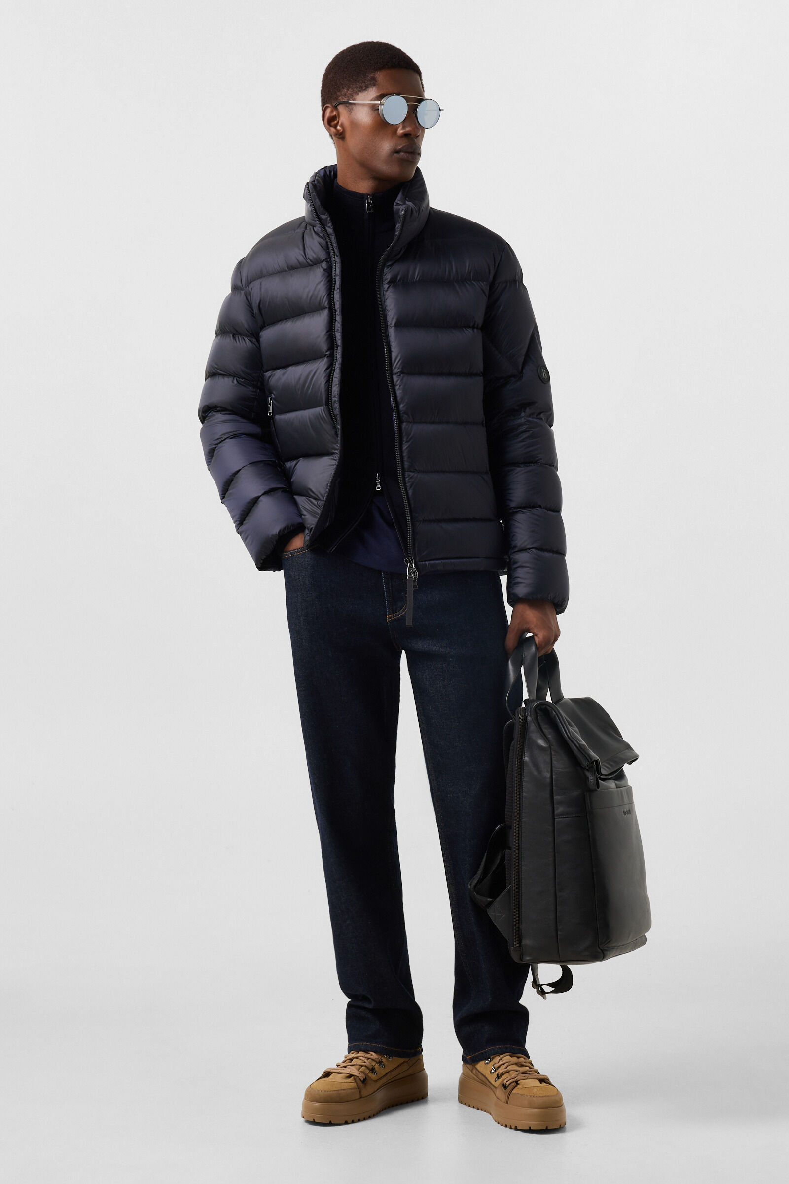 Hugh down jacket Navy