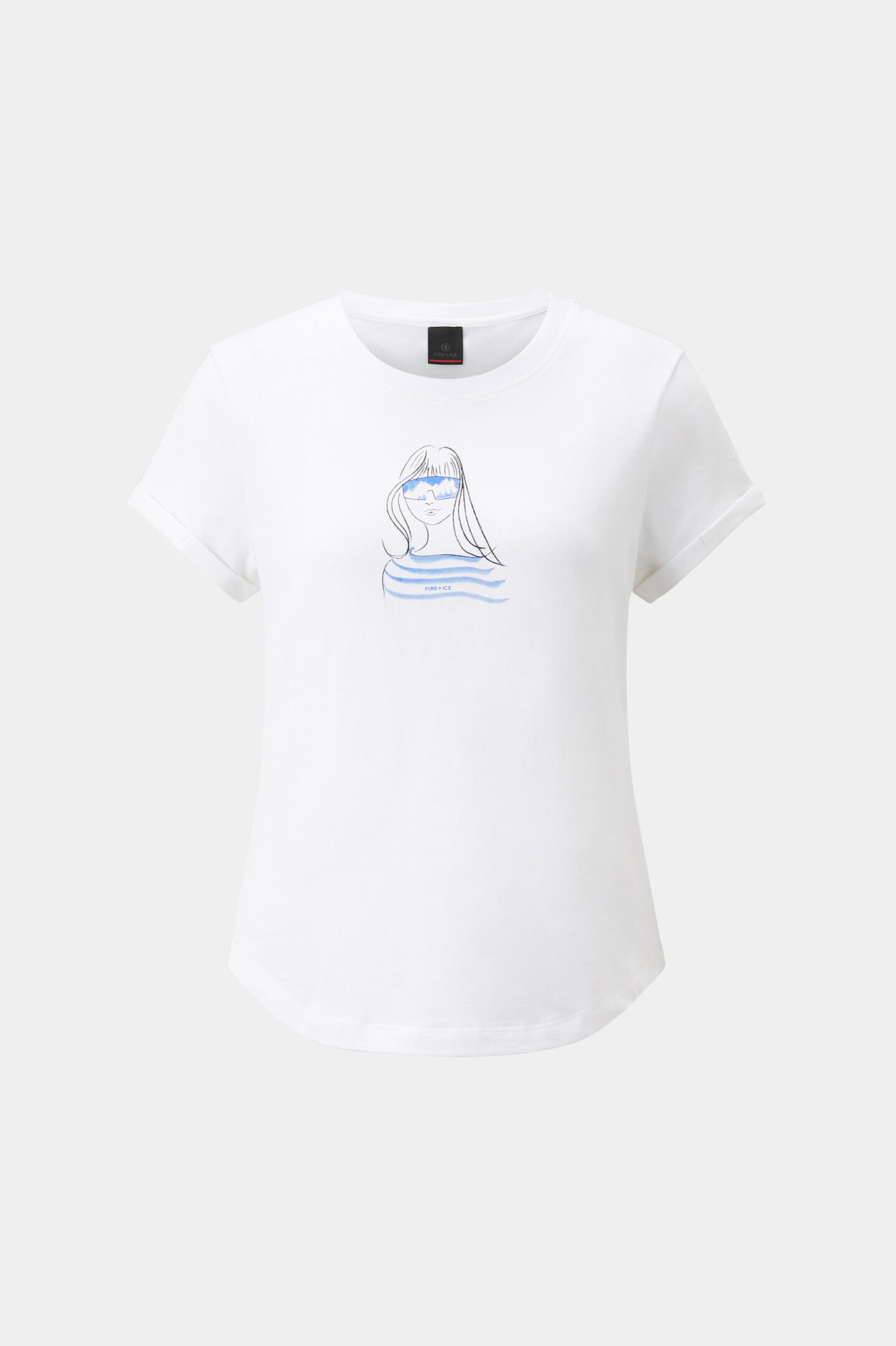 T-shirt Debra White/light blue