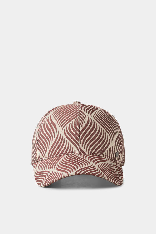 Cap Maxi Wine red/cream