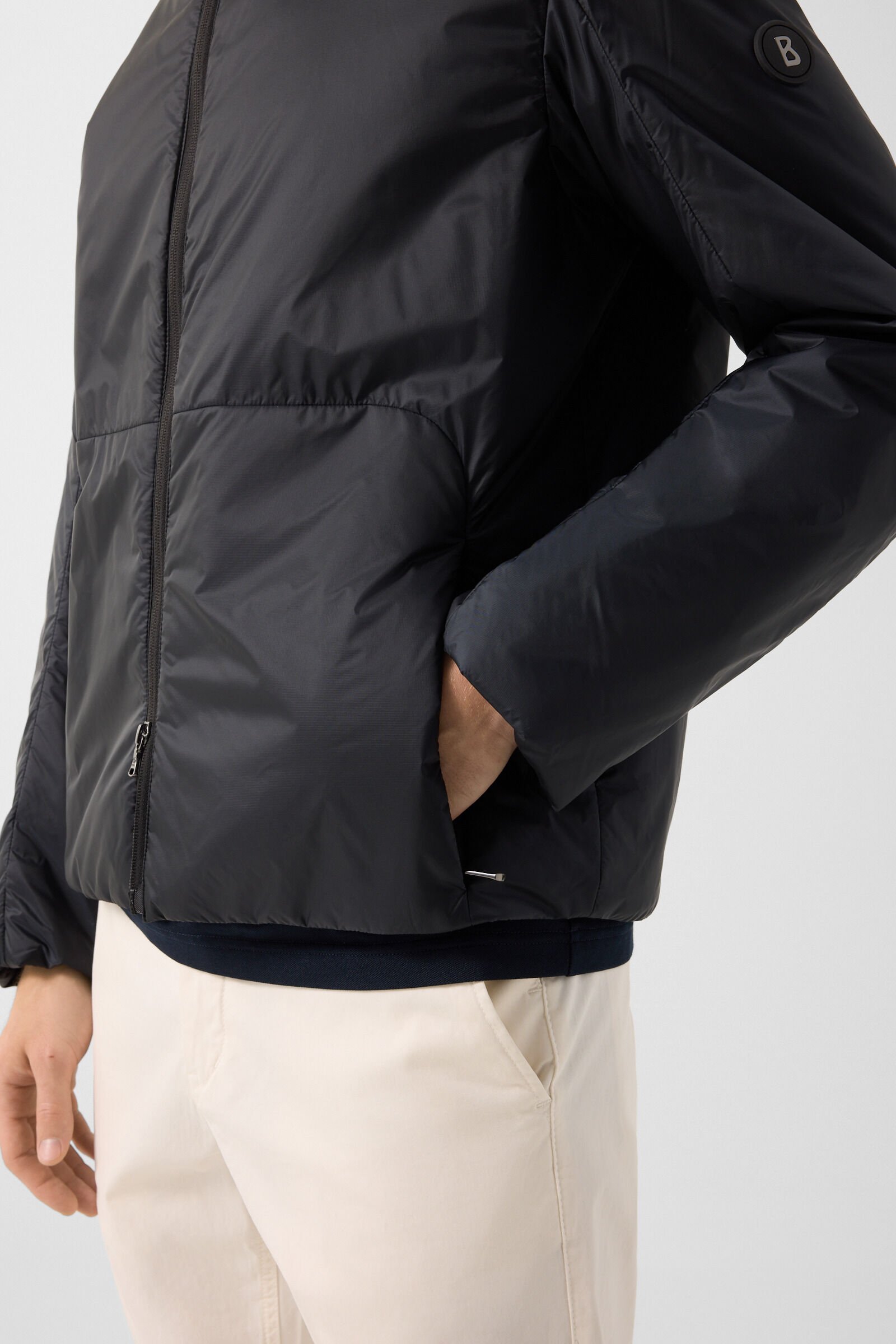 Lightweight-Jacke Kent Schwarz