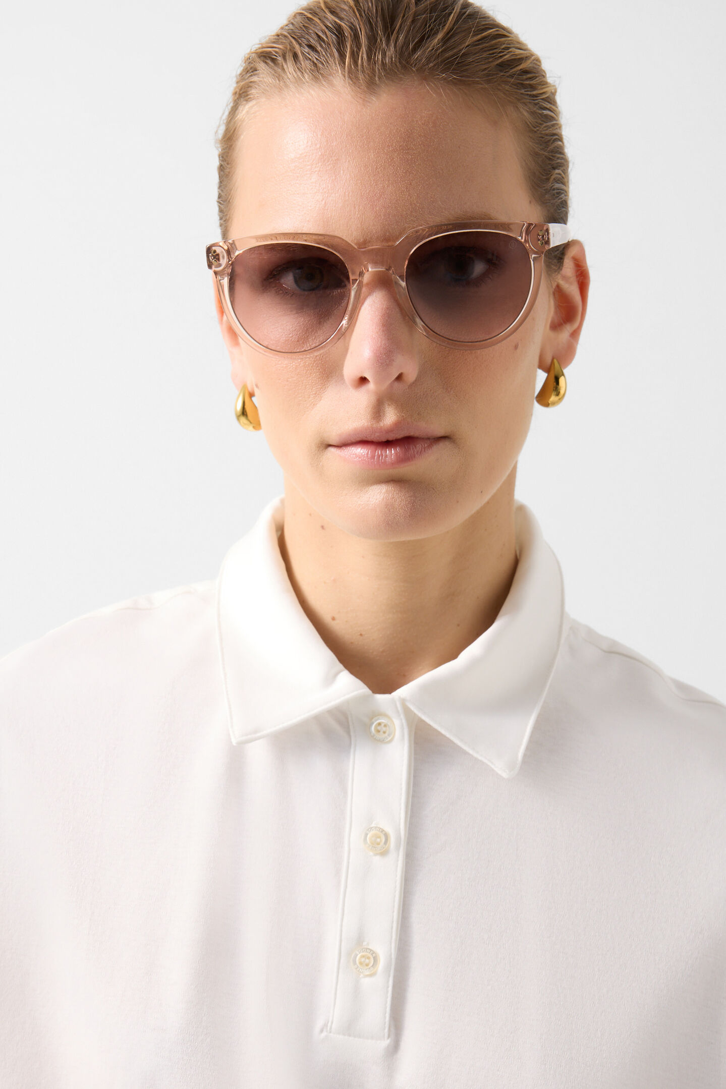 Mia polo top Off-White