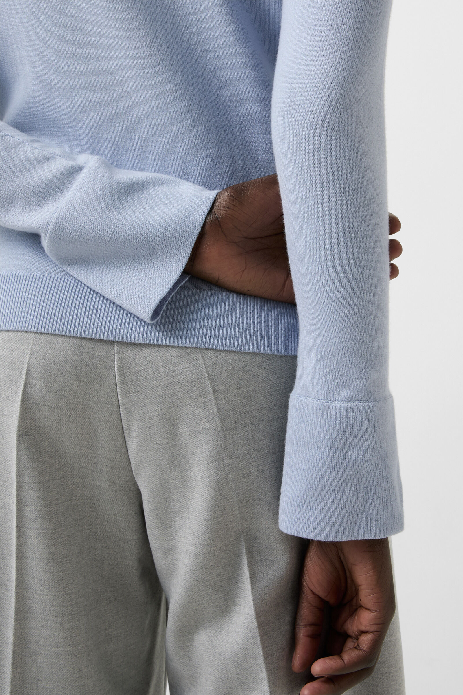 Vinny turtleneck jumper Light blue
