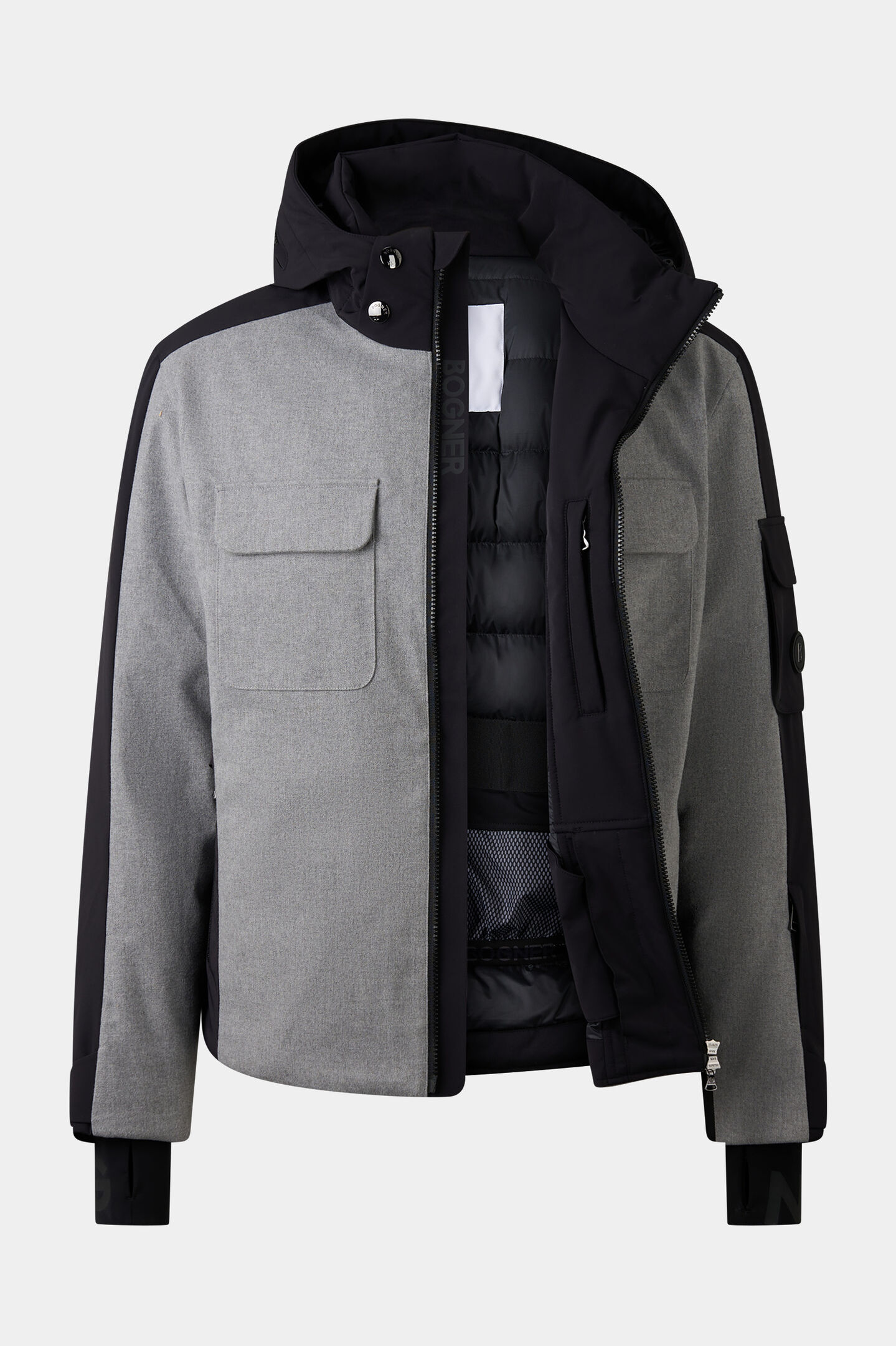 Cobeyn down ski jacket Grey/black