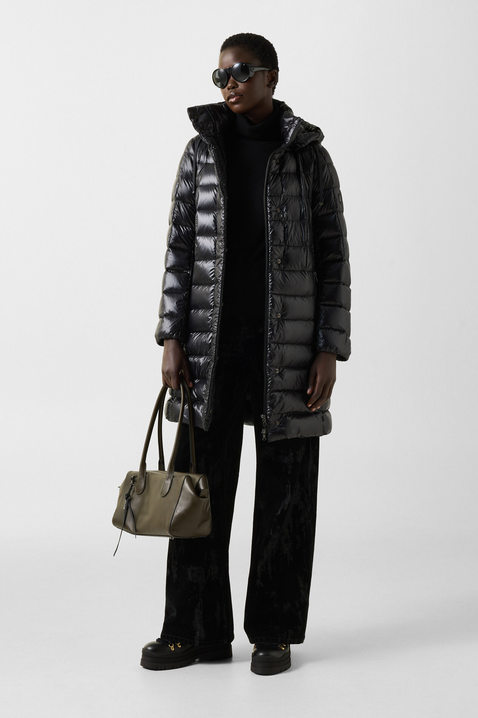 Vaiana pure new wool and cashmere jumper Black
