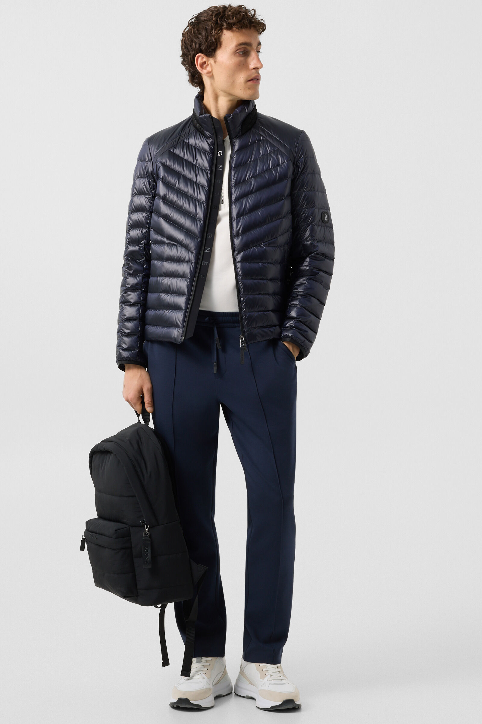 Liman lightweight down jacket Navy blue