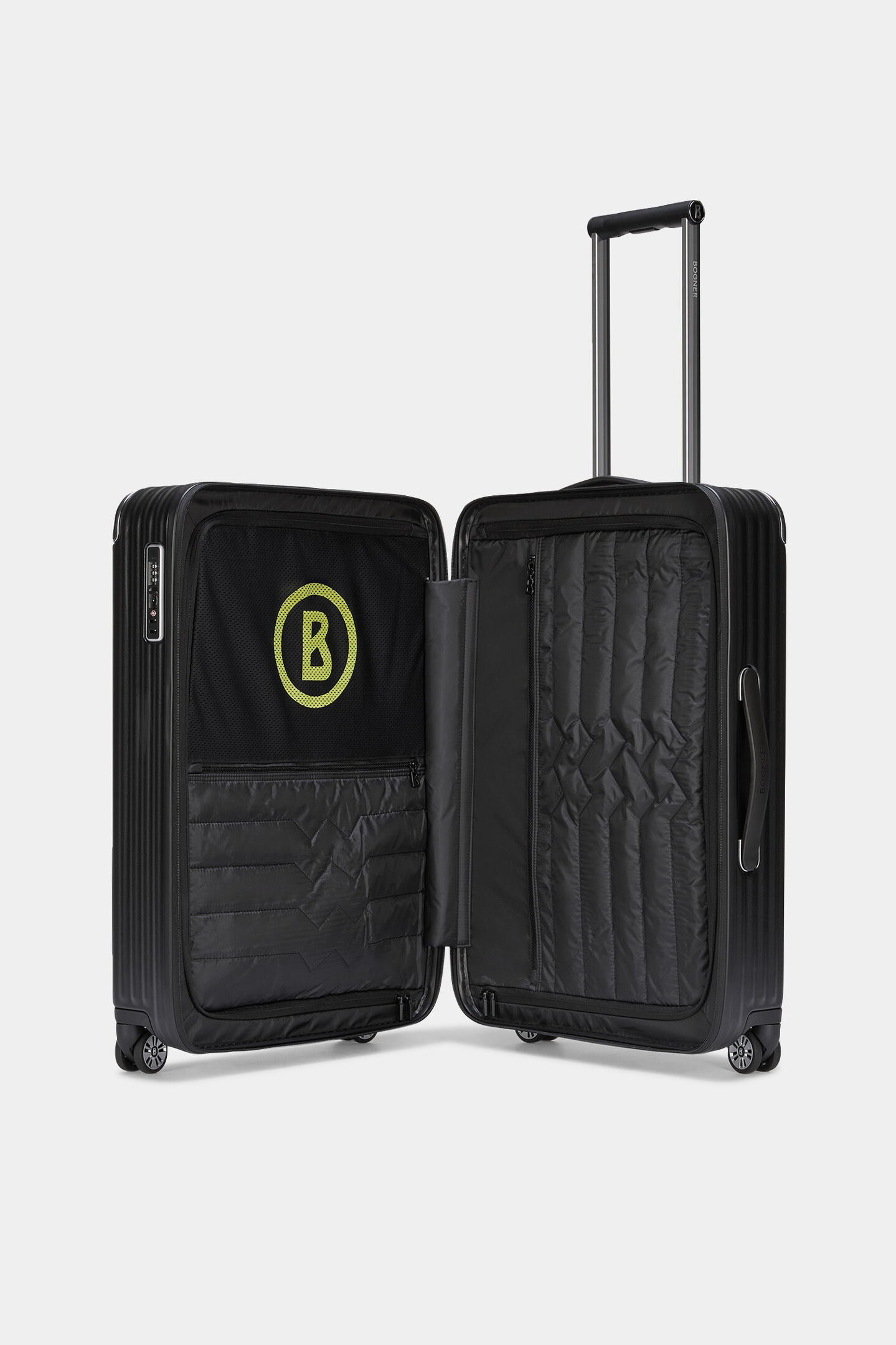 Hartschalenkoffer Piz Deluxe Medium Schwarz
