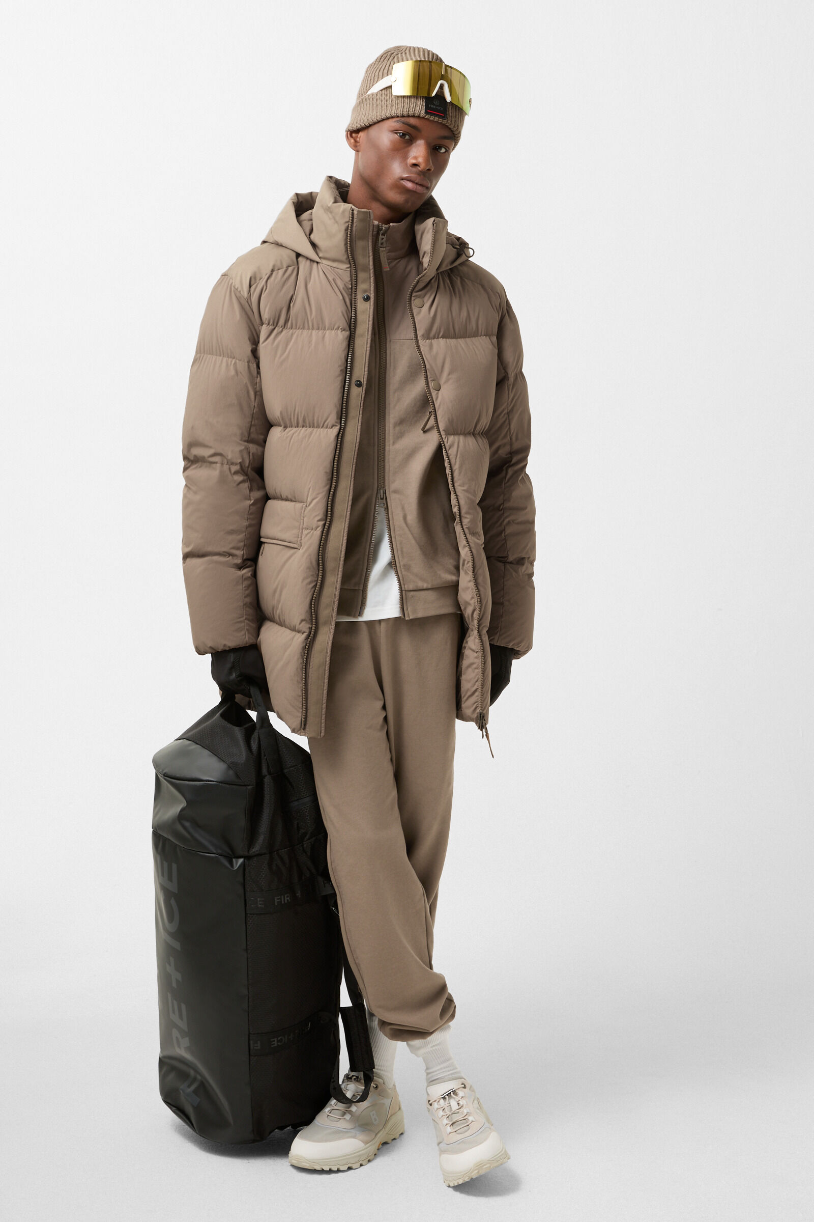 Yaron down short coat Caramel