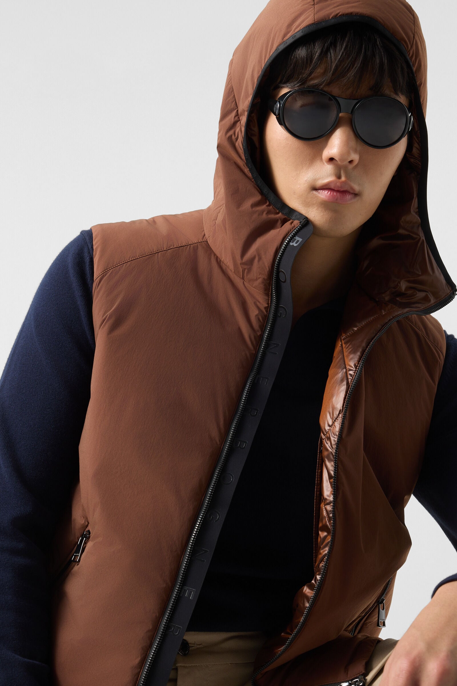 Clion lightweight down waistcoat Brown