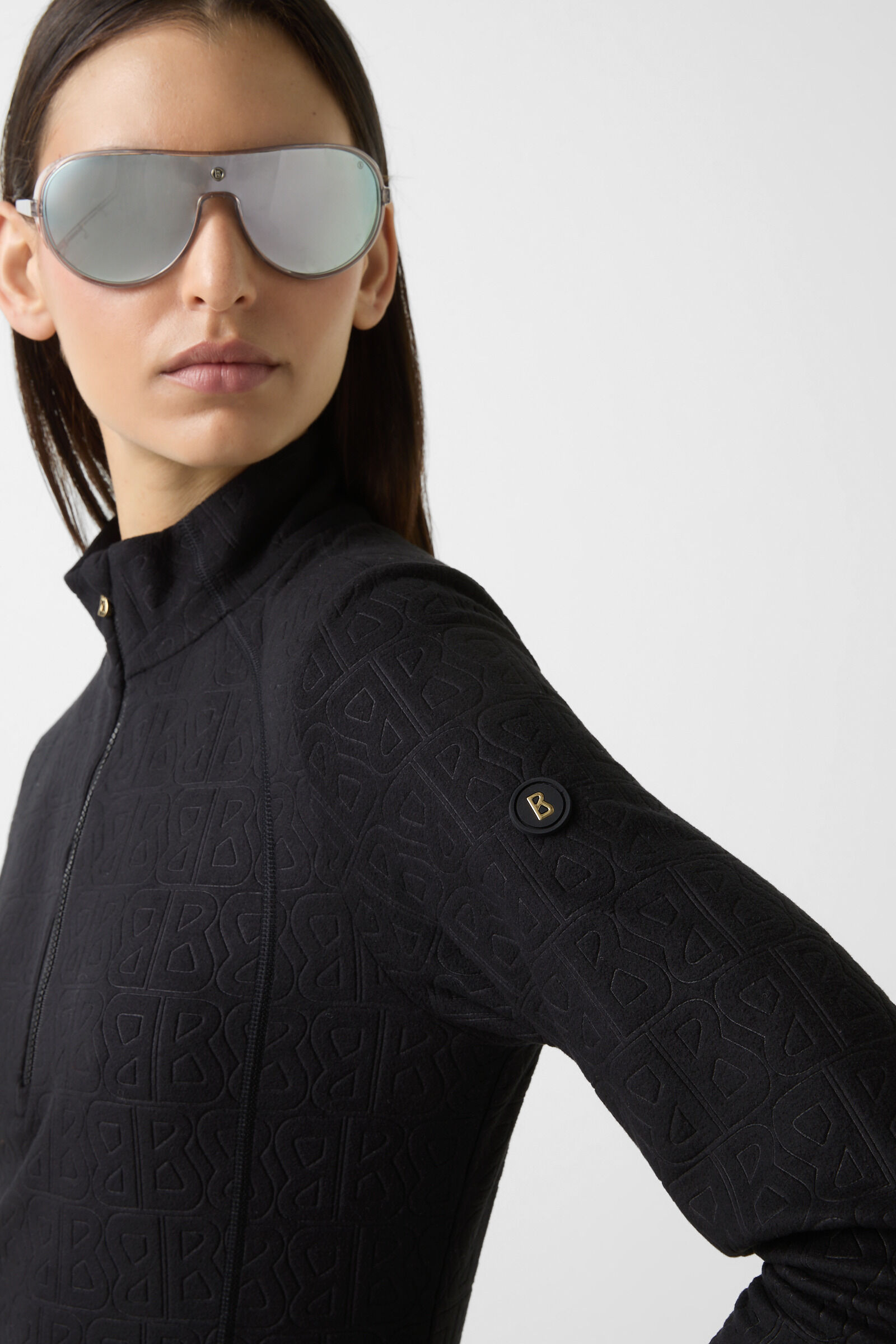 Premi&egrave;re couche en polaire Medita Noir