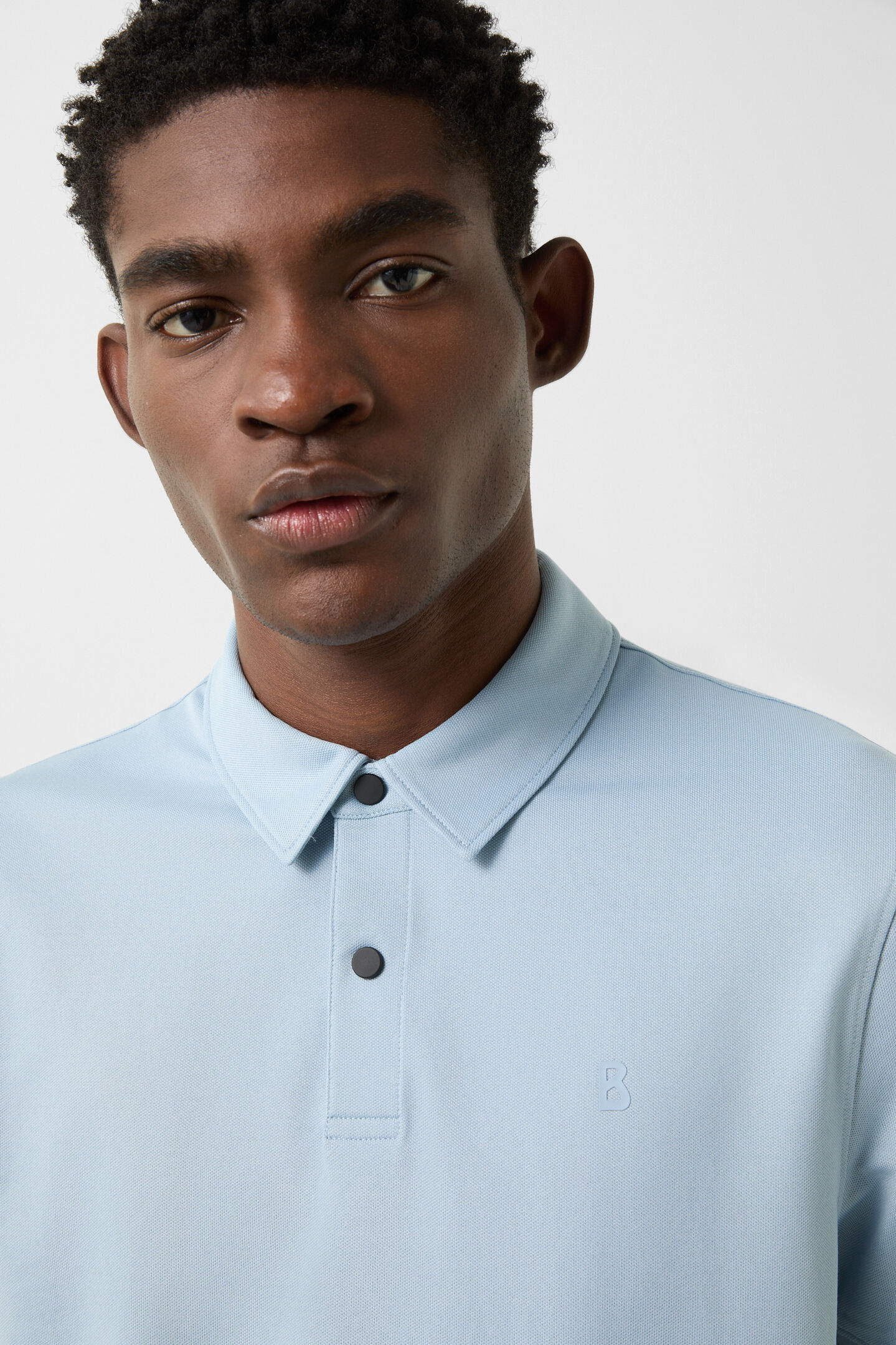 Timo polo shirt Light blue