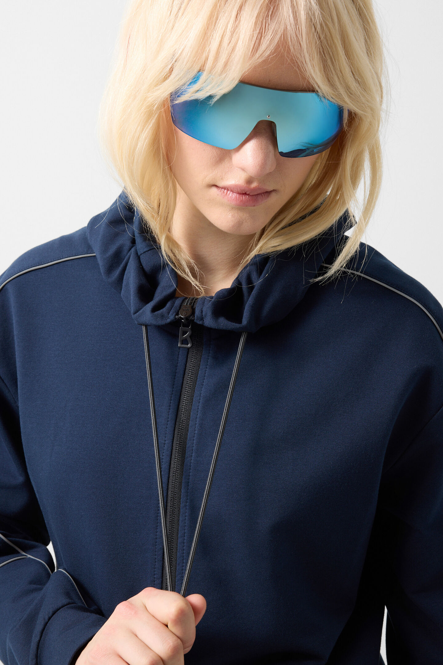 Enia jersey jacket Dark blue