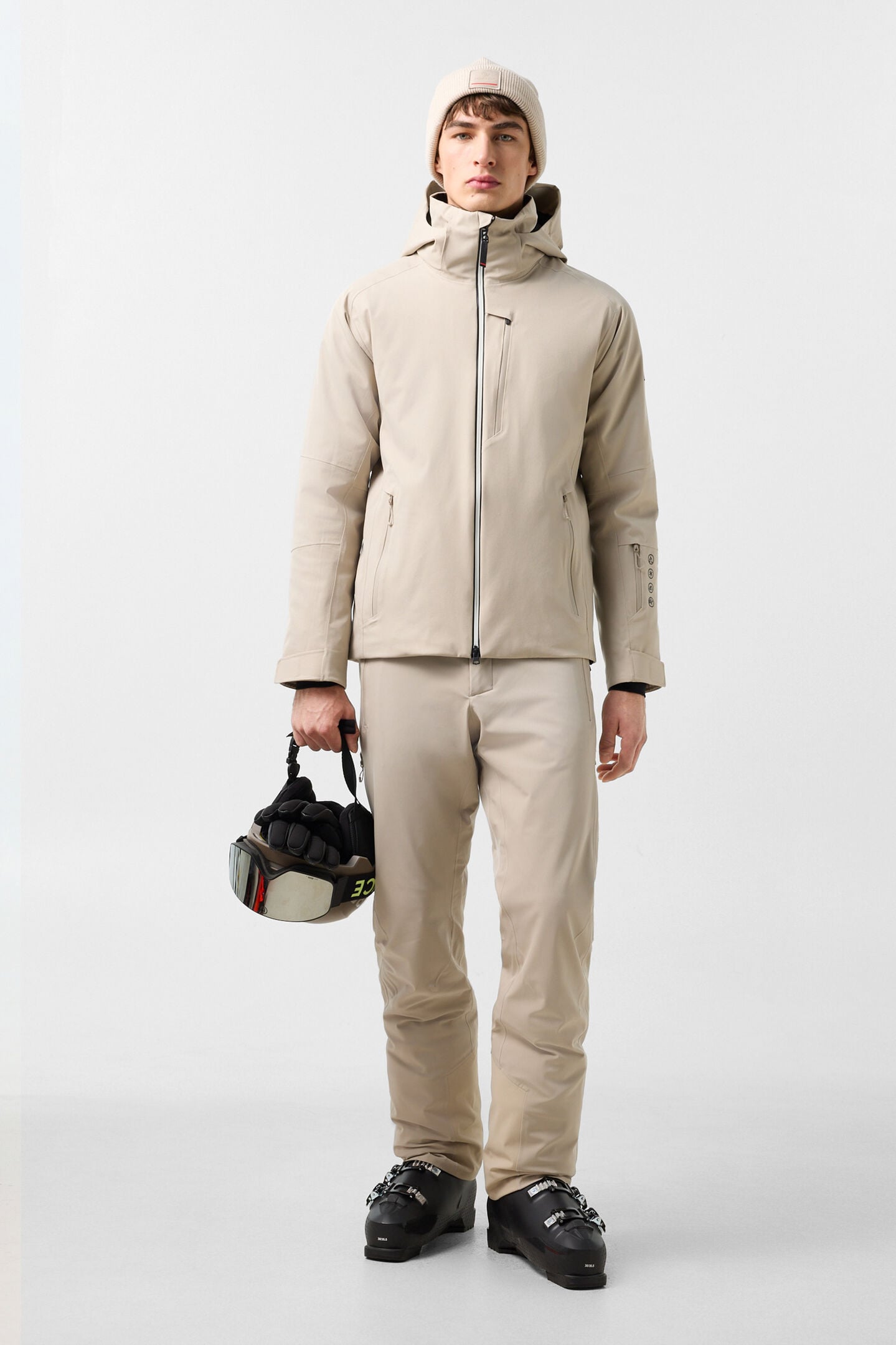 Skijacke Eason Beige