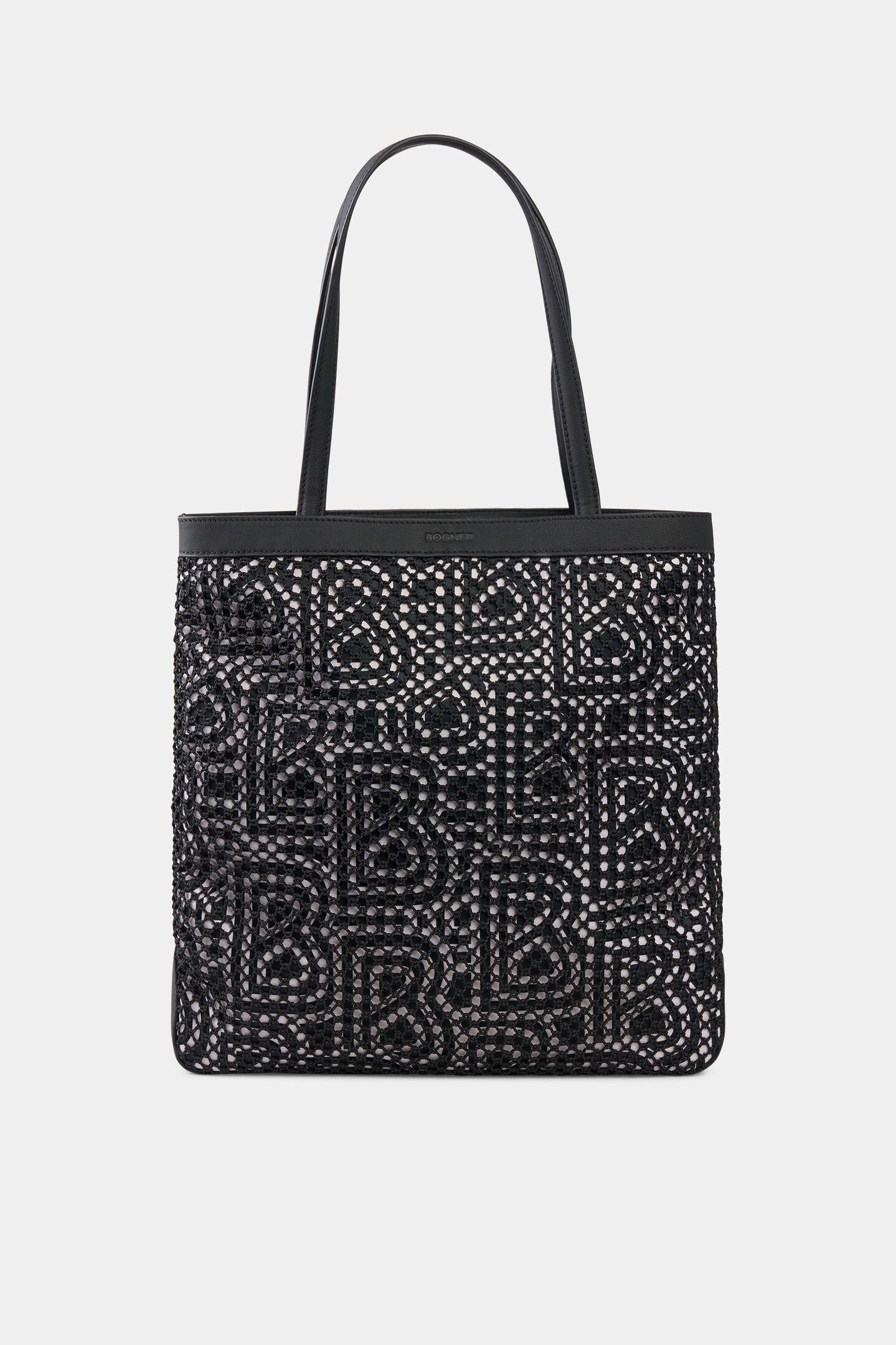 Totebag Walensee Caja Zwart/Off-White