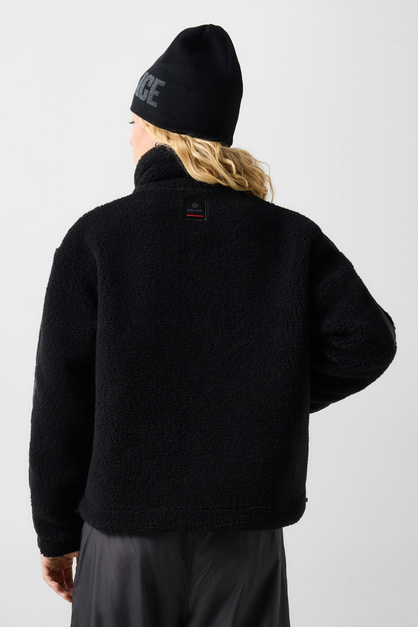 Ninetta Mid-Layer Teddy Jacket Black