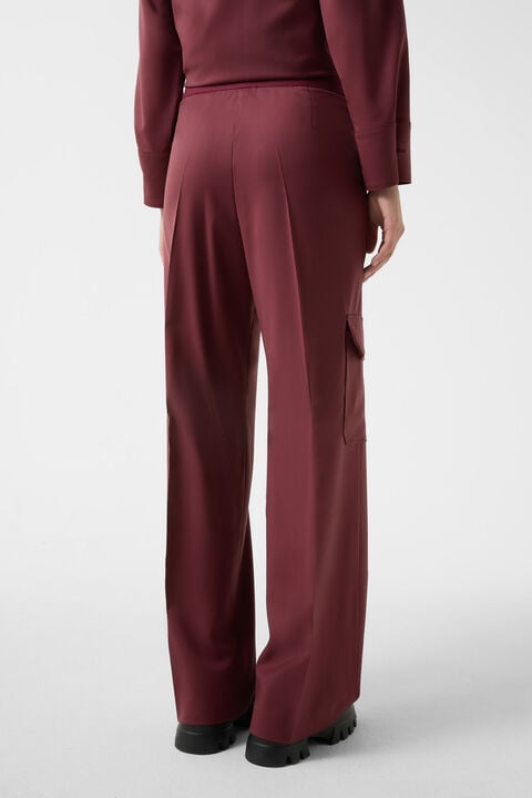 Yoko cargo pants Wine red Yoko cargo pants Wine red