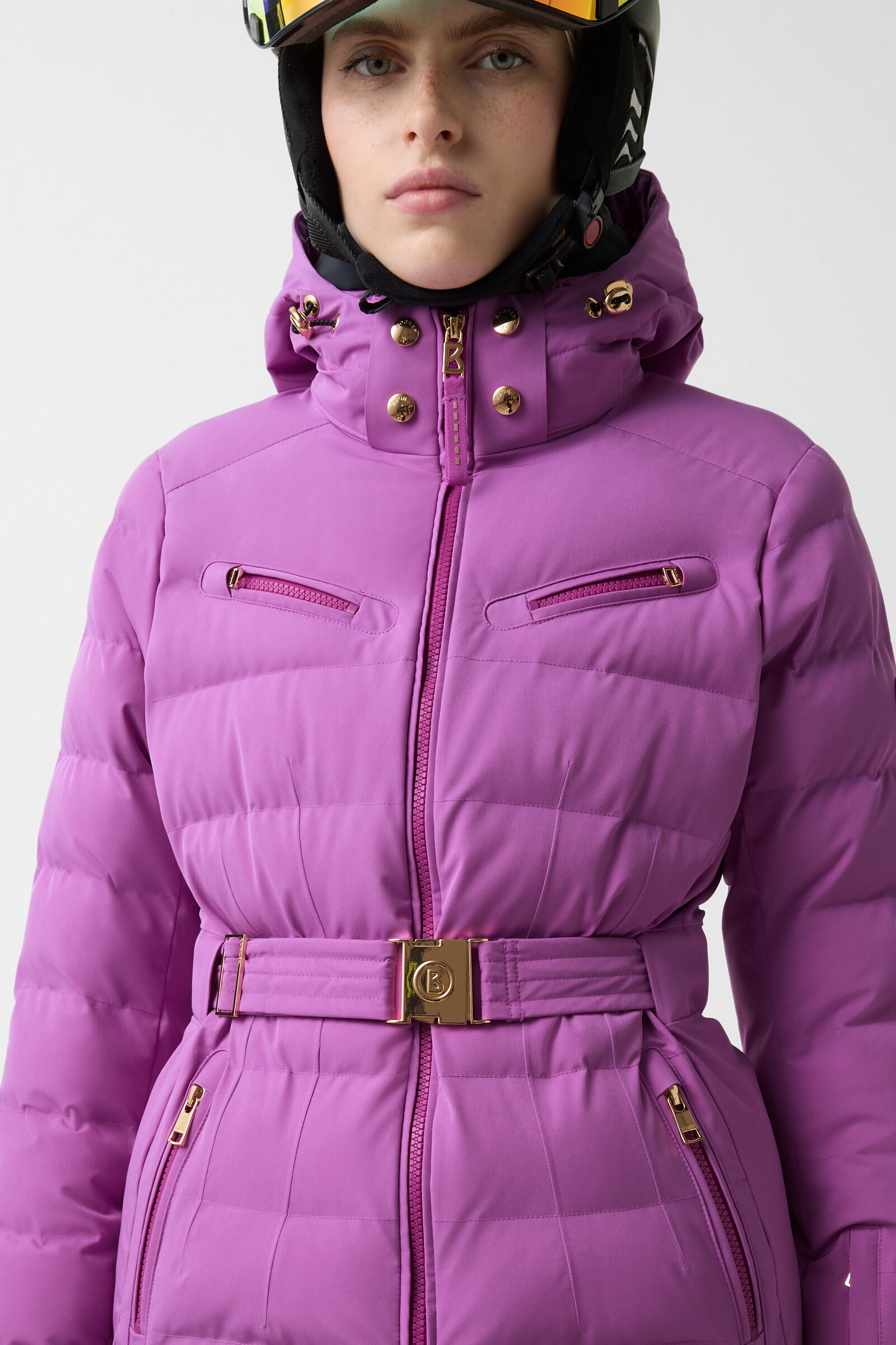 Ellya quilted jacket Violet