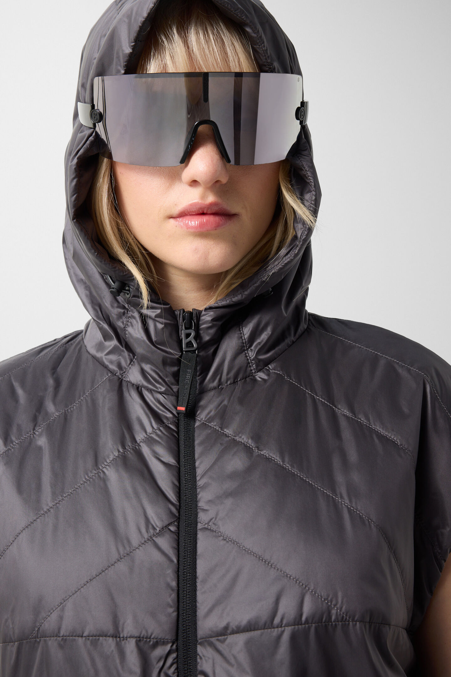 Fenny quilted waistcoat Anthracite