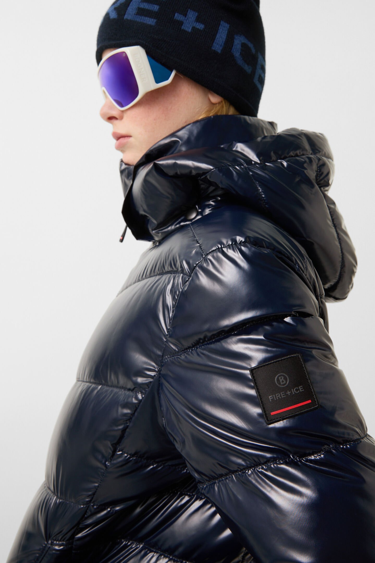 Ski-Steppjacke Saelly Navy-Blau