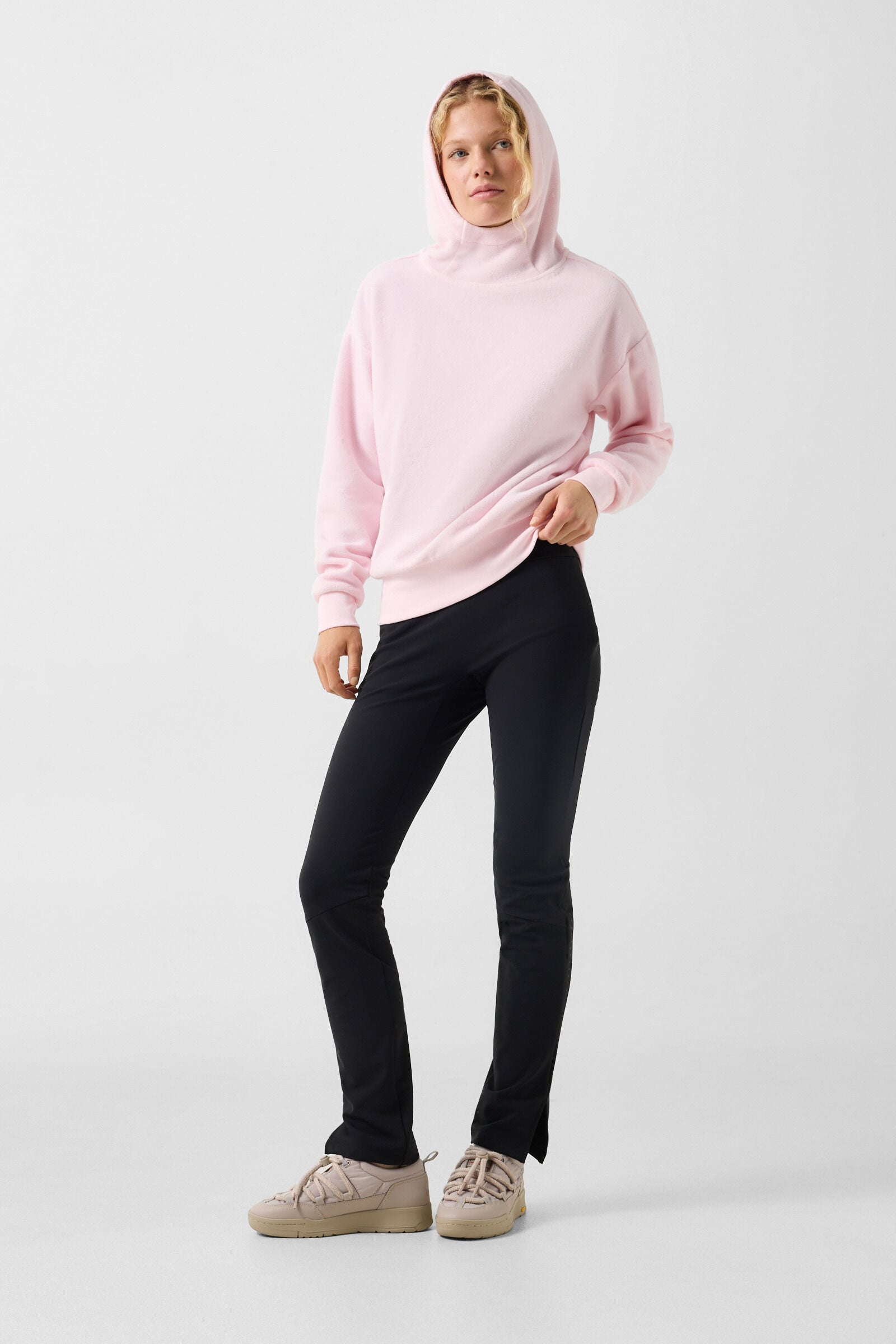 Iva Mid-Layer Fleece Hoodie Pink