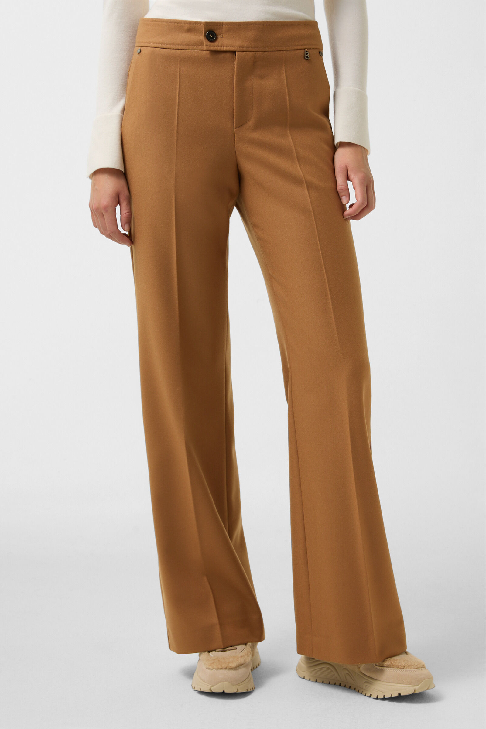 Pure new wool trousers Hermia Hazel