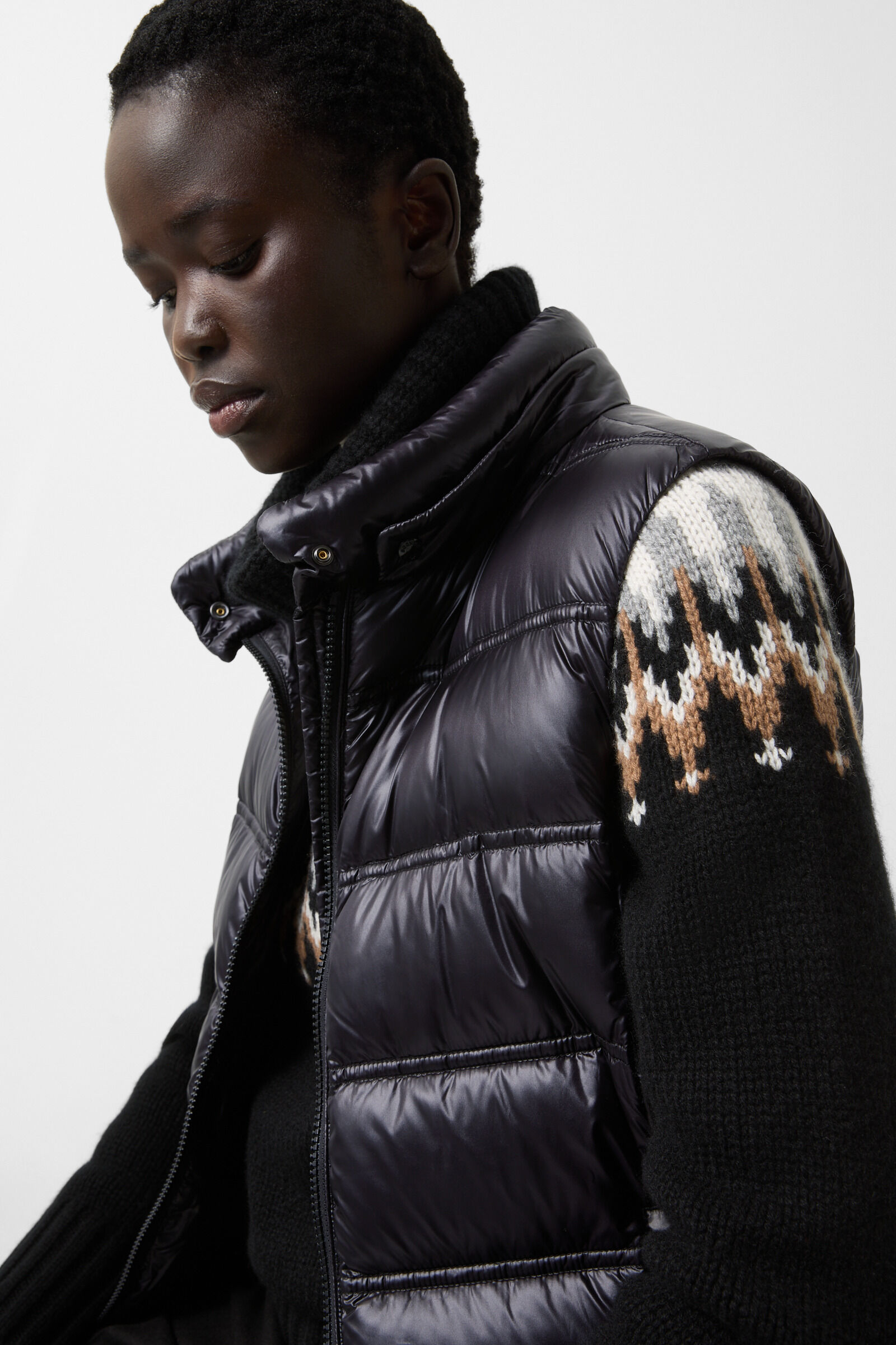 Liddy down waistcoat Black