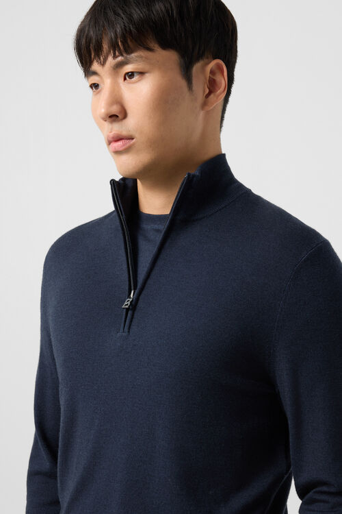 Merino Troyer Ouri Navy blue