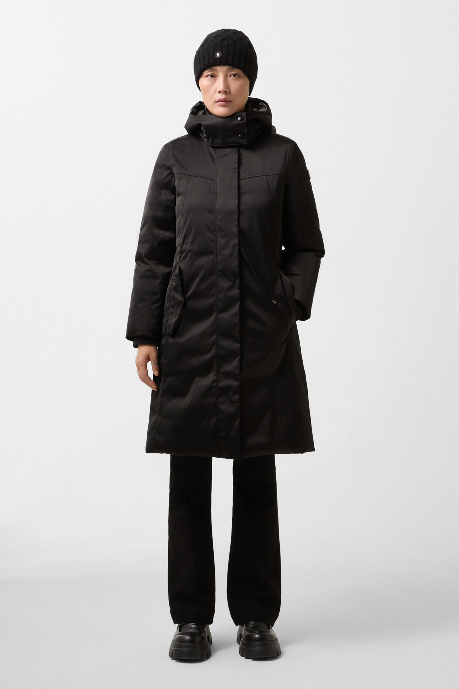 Lynn down coat Black