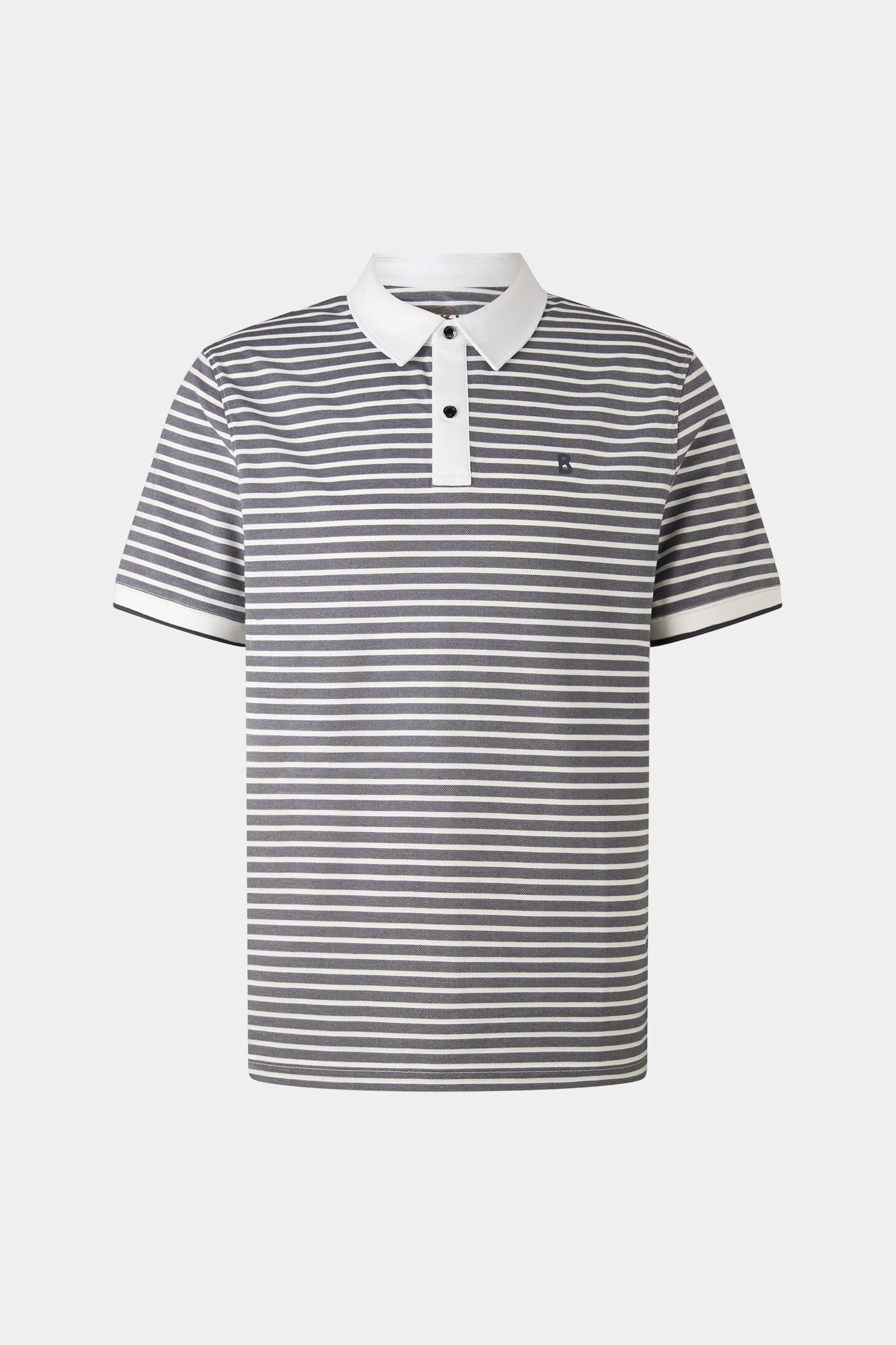 Timo polo shirt Grey/Off-White