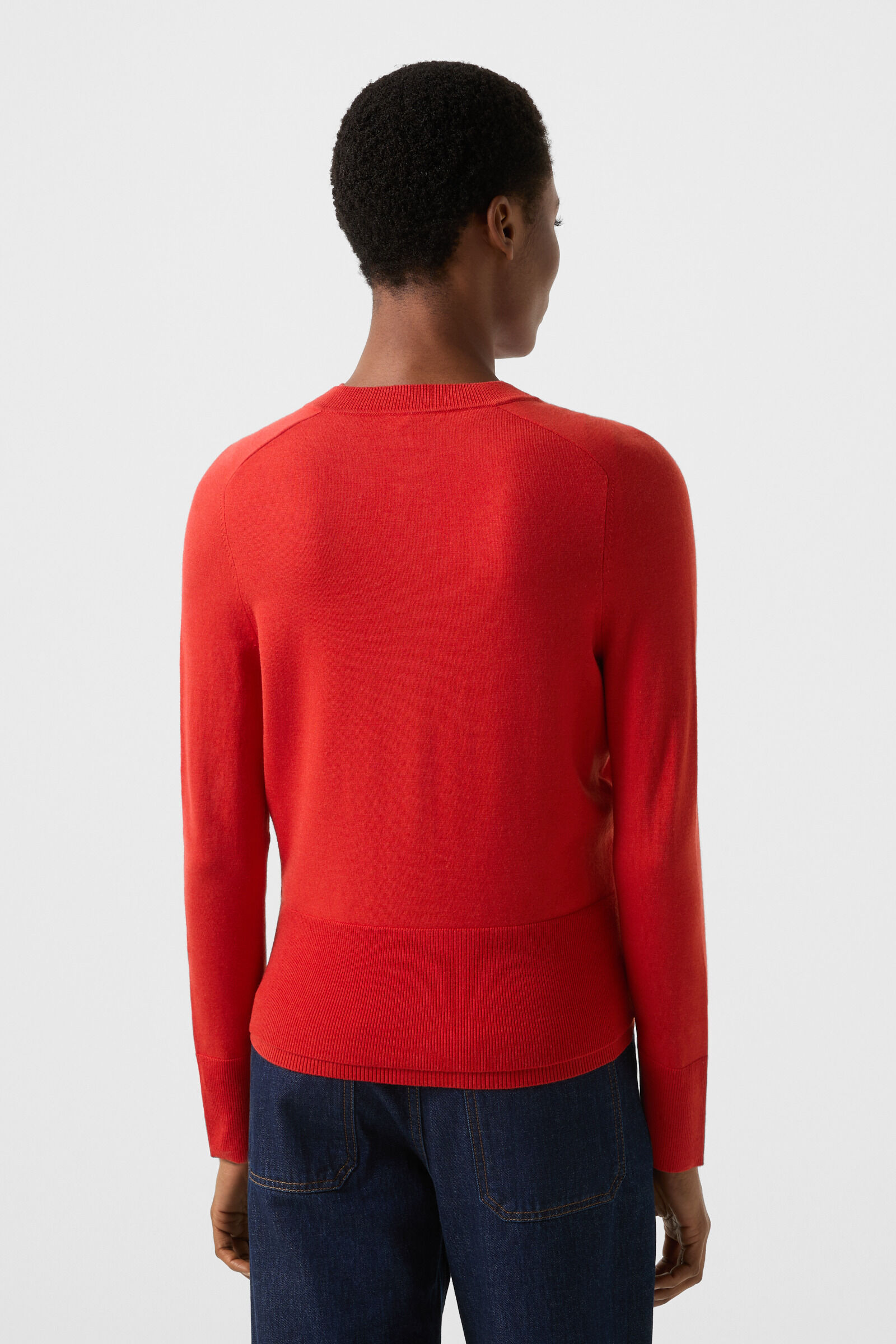 Ilma knit jacket Red