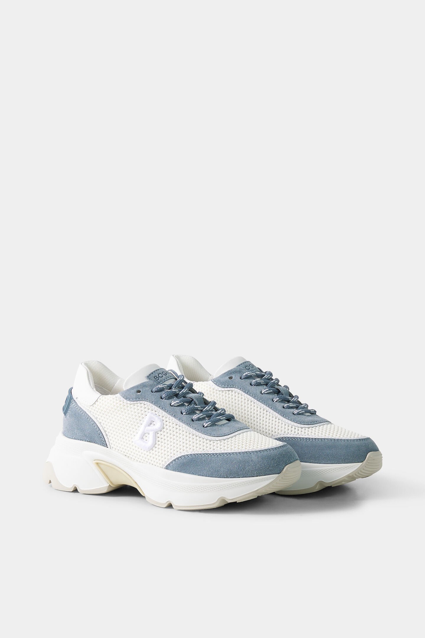 Kobe sneaker Gebroken wit/blauw