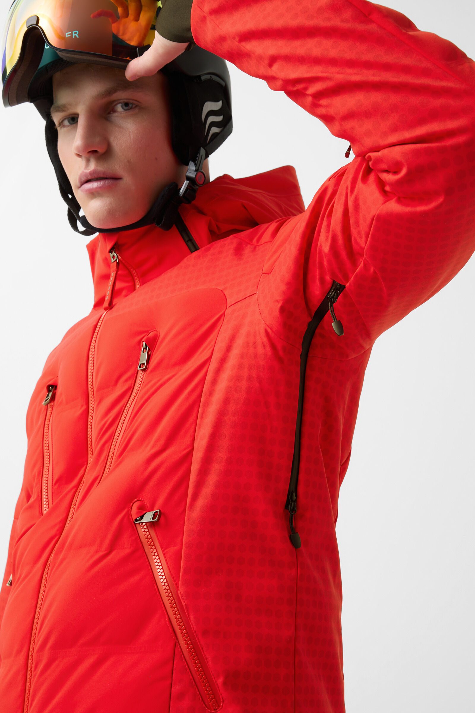 Fionn ski jacket Red